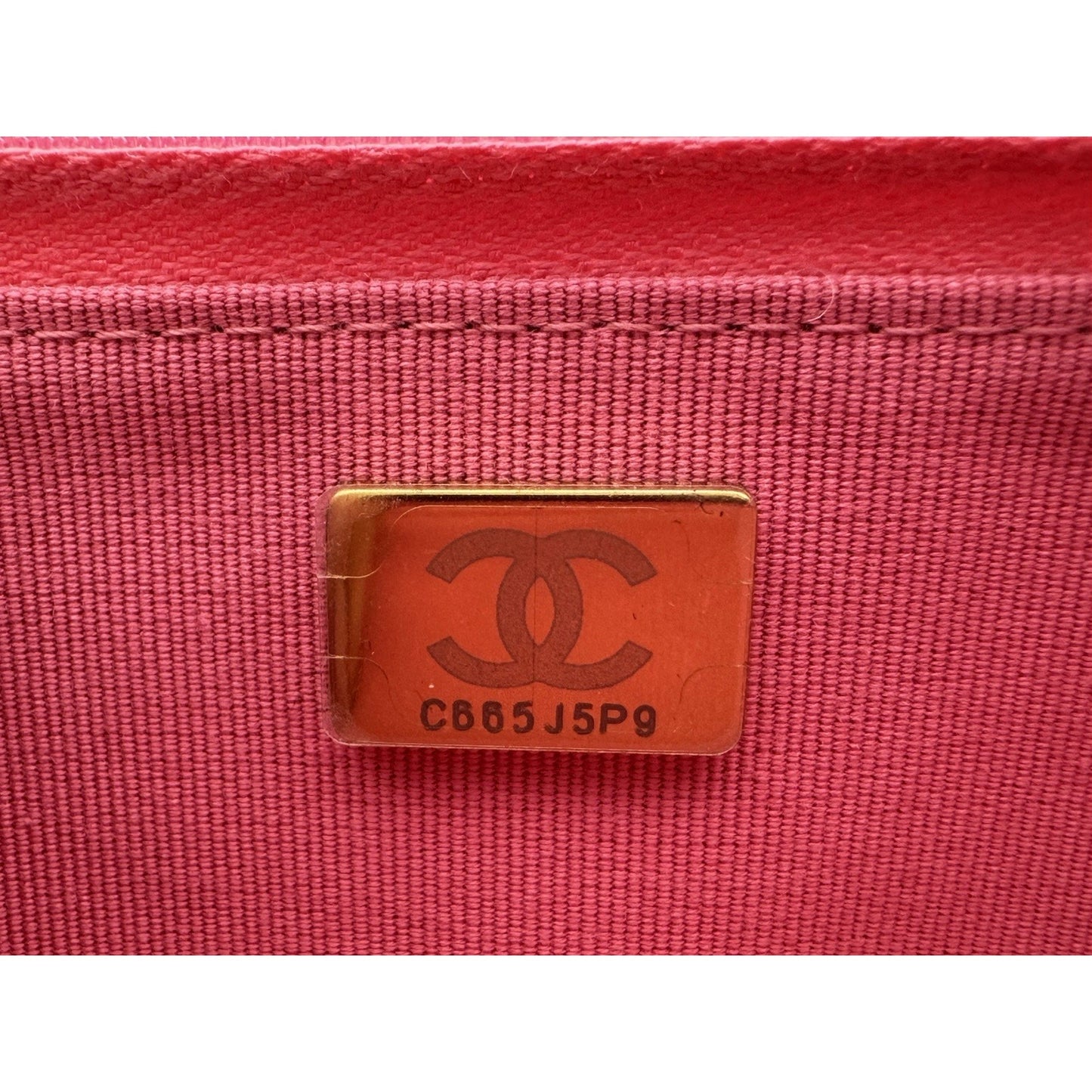 Chanel Heart Wallet on Chain Pink Leather with Gold Hardware C-6