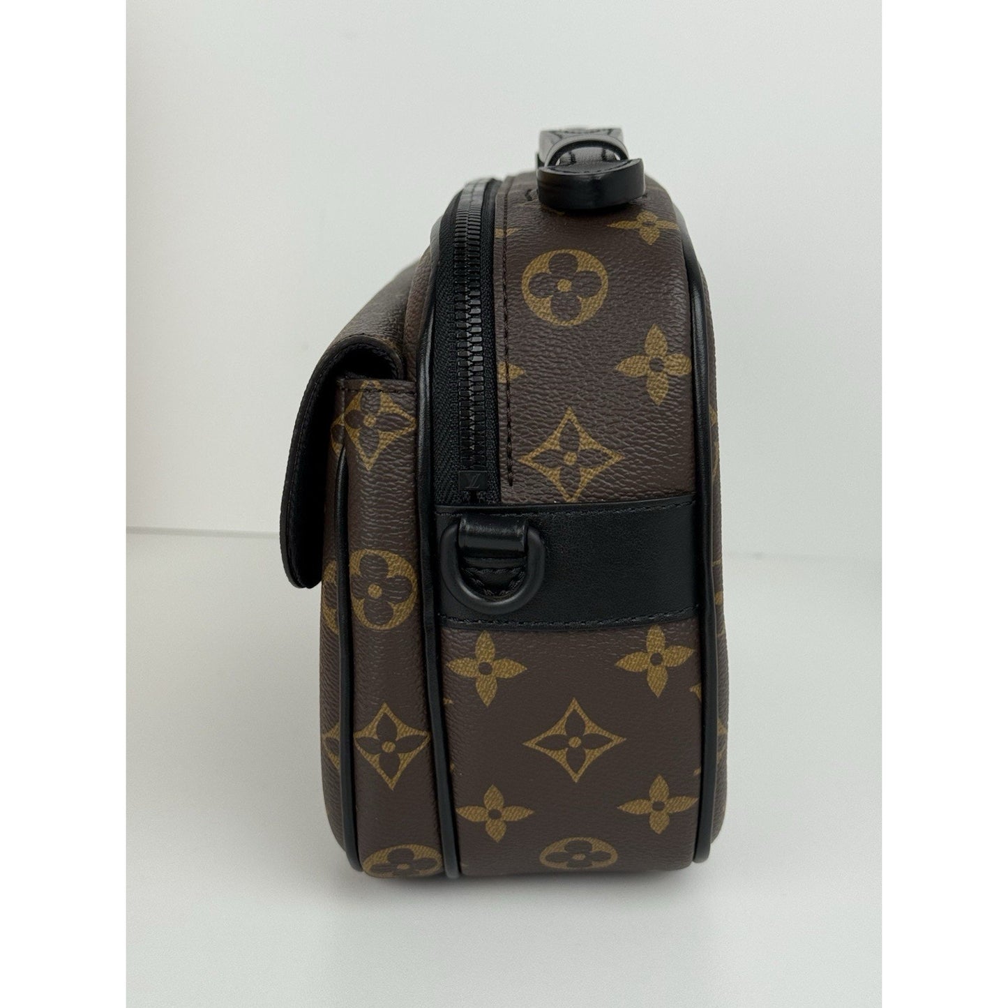 Louis Vuitton S Lock Monogram Macassar Canvas Crossbody Bag