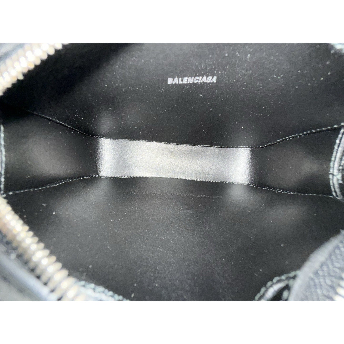 BALENCIAGA Black Calfskin Logo XS Everyday Women's Camera Bag
