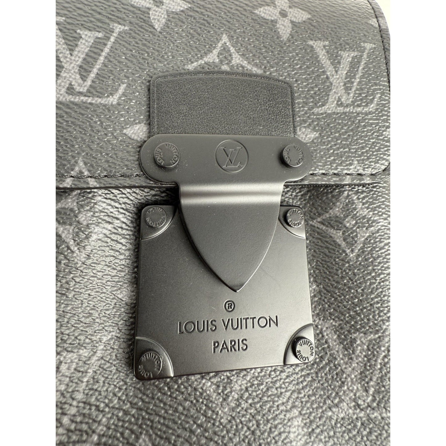 Louis Vuitton Rock Vertical Black Canvas & Leather Wearable Wallet