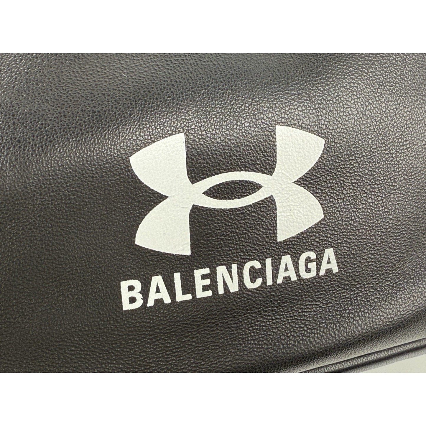Balenciaga + Under Armour Clutch Black Leather Men's Bag