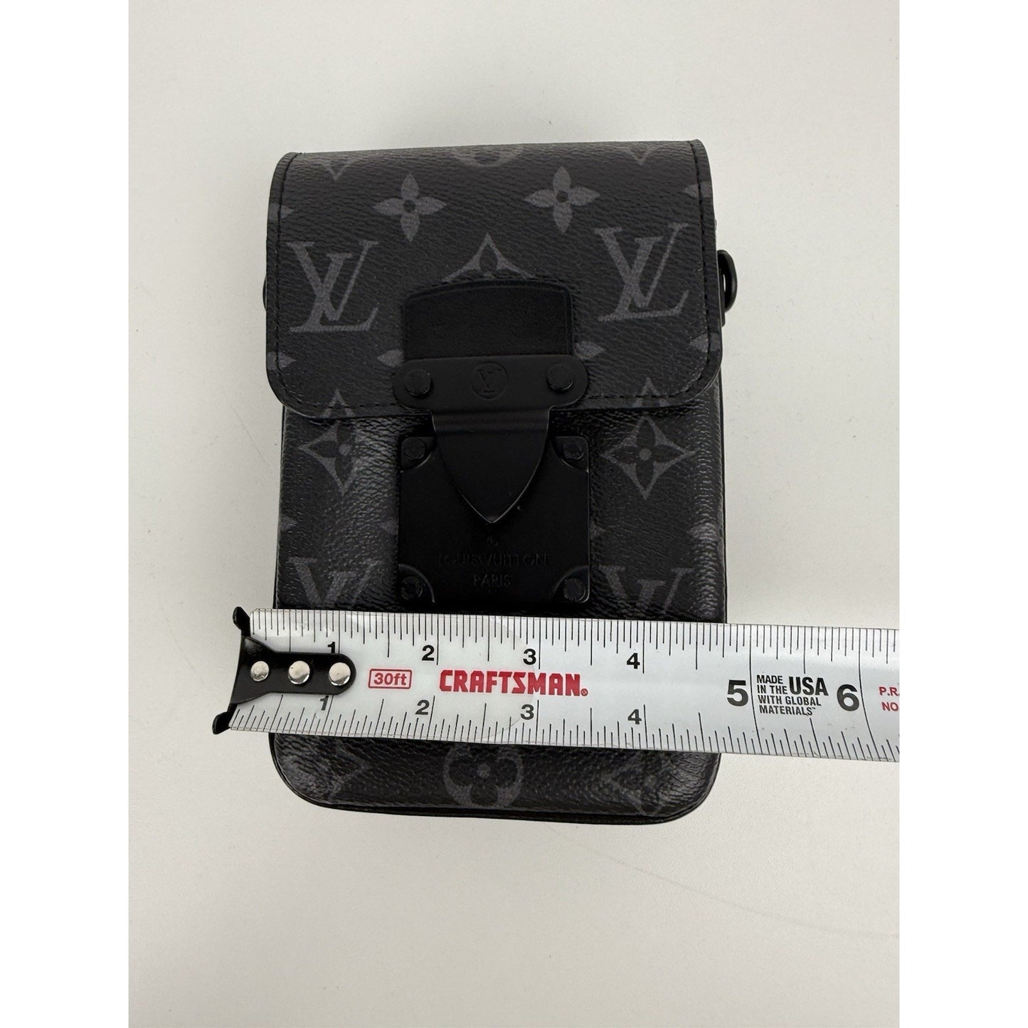Louis Vuitton Rock Vertical Black Canvas & Leather Wearable Wallet