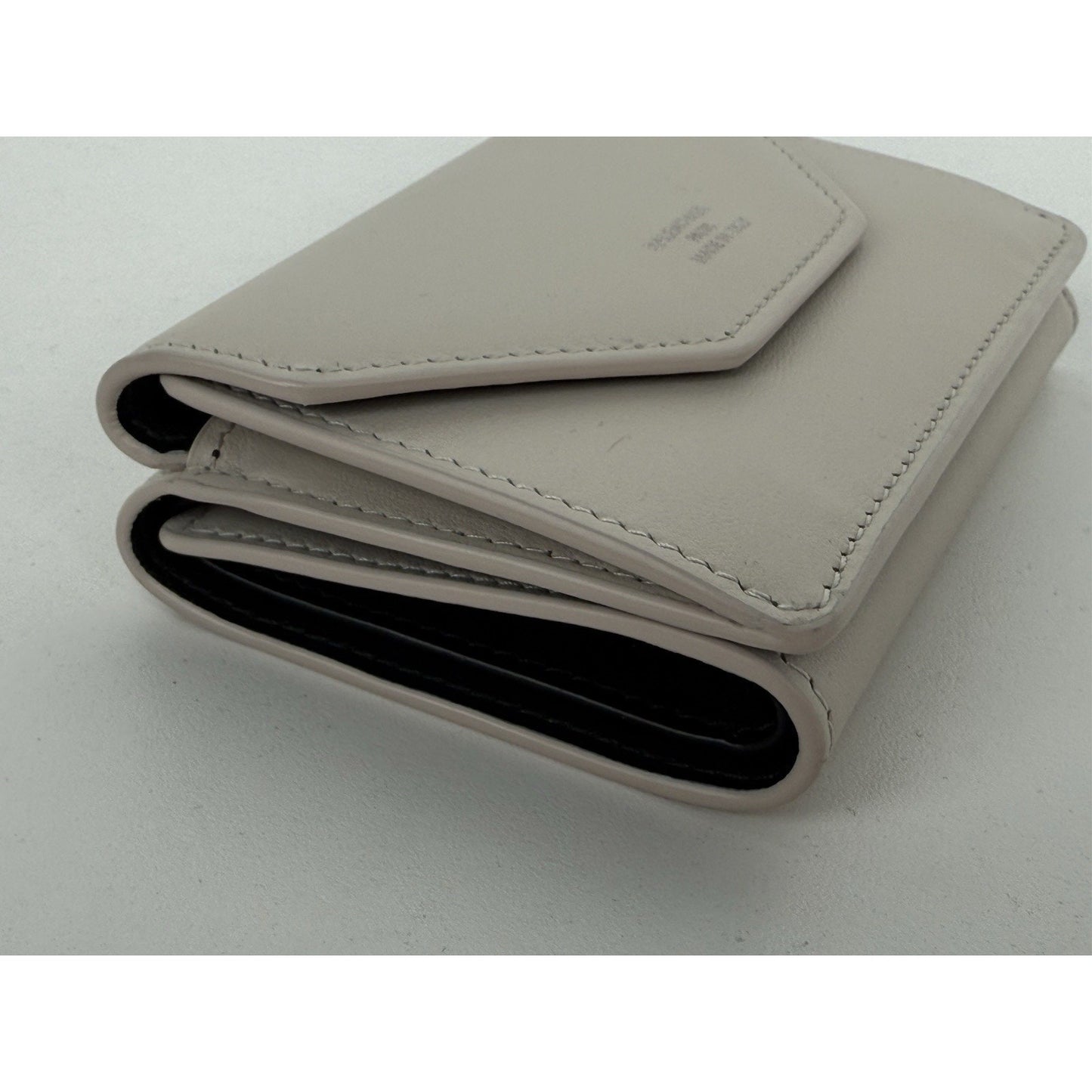 Balenciaga White Envelope Flap Wallet