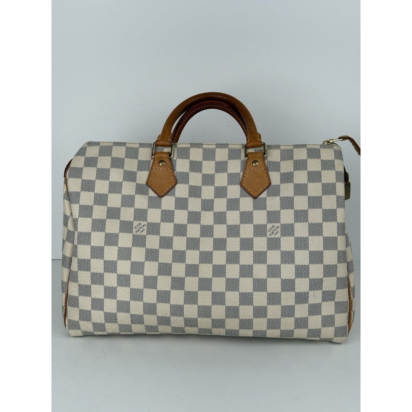 Louis Vuitton Speedy Damier Azur 35 Canvas Bag