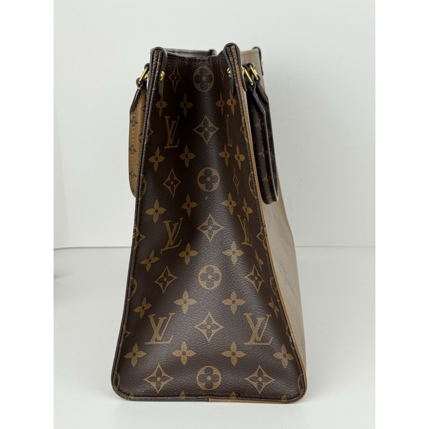 LOUIS VUITTON On The Go Giant Monogram Coated Canvas Tote