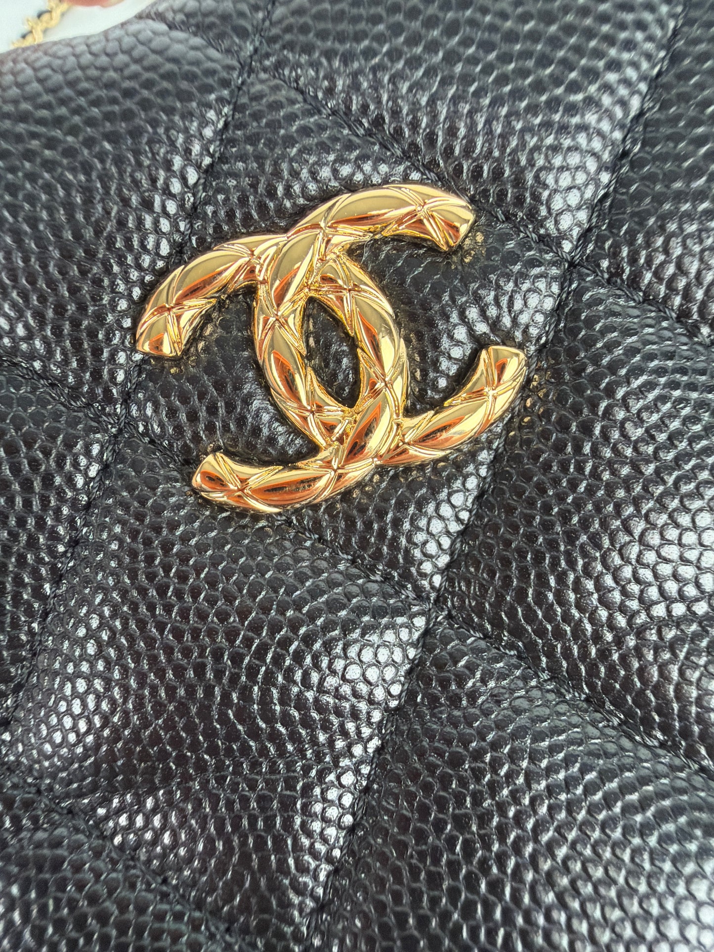 Chanel 25 Small Hobo Bag Black Caviar Leather