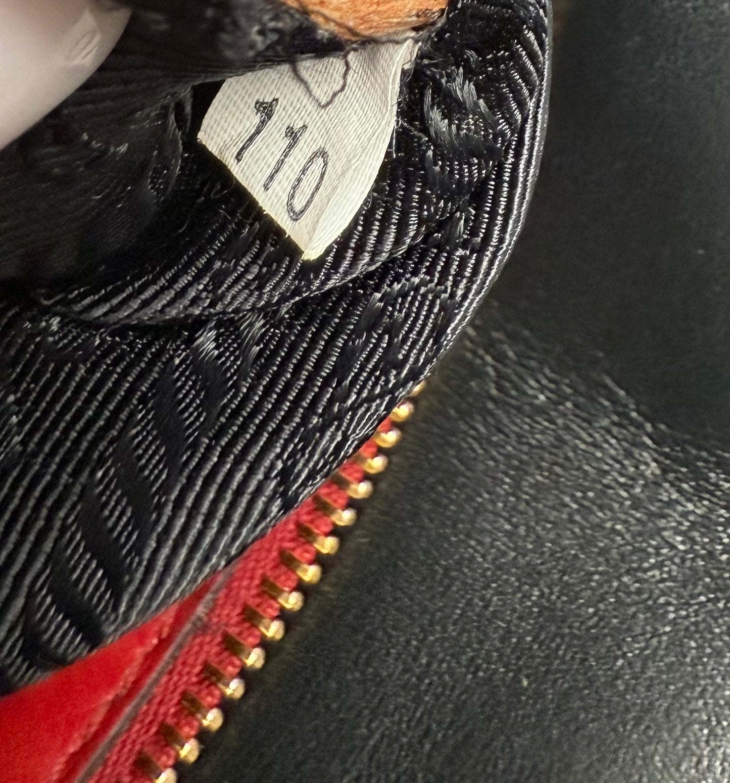 Prada Diagramme Black Leather Should Bag