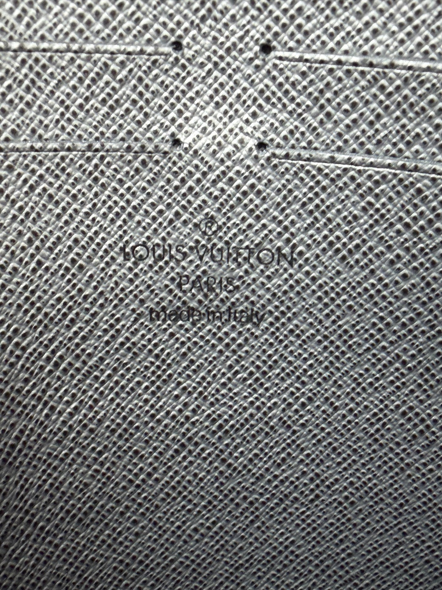 Louis Vuitton Voyage Pochette Bag MM Men's in Monogram Eclipse Coated Canvas NFC Y