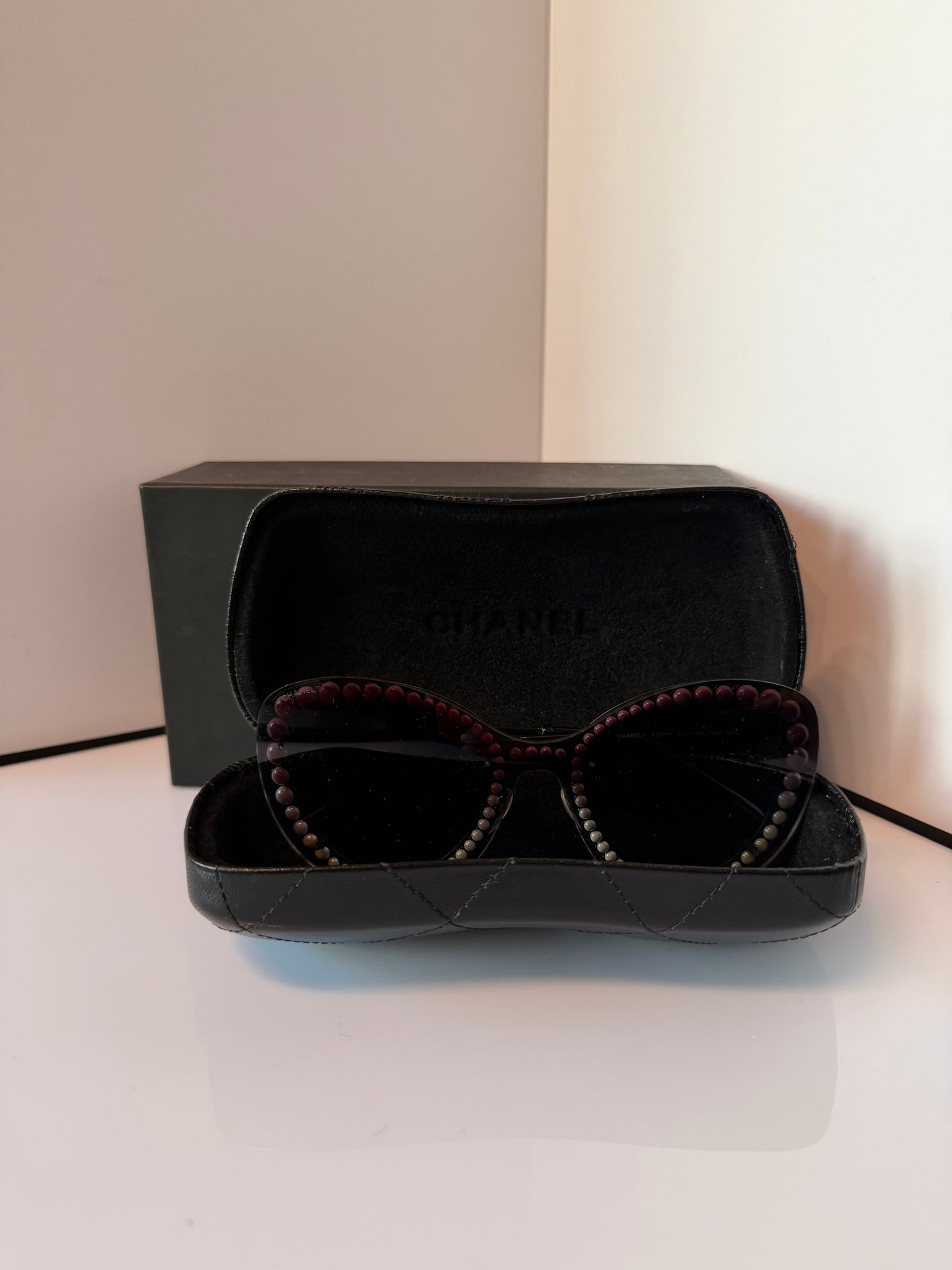 Chanel Interlocking CC Logo Oversize Sunglasses 4236