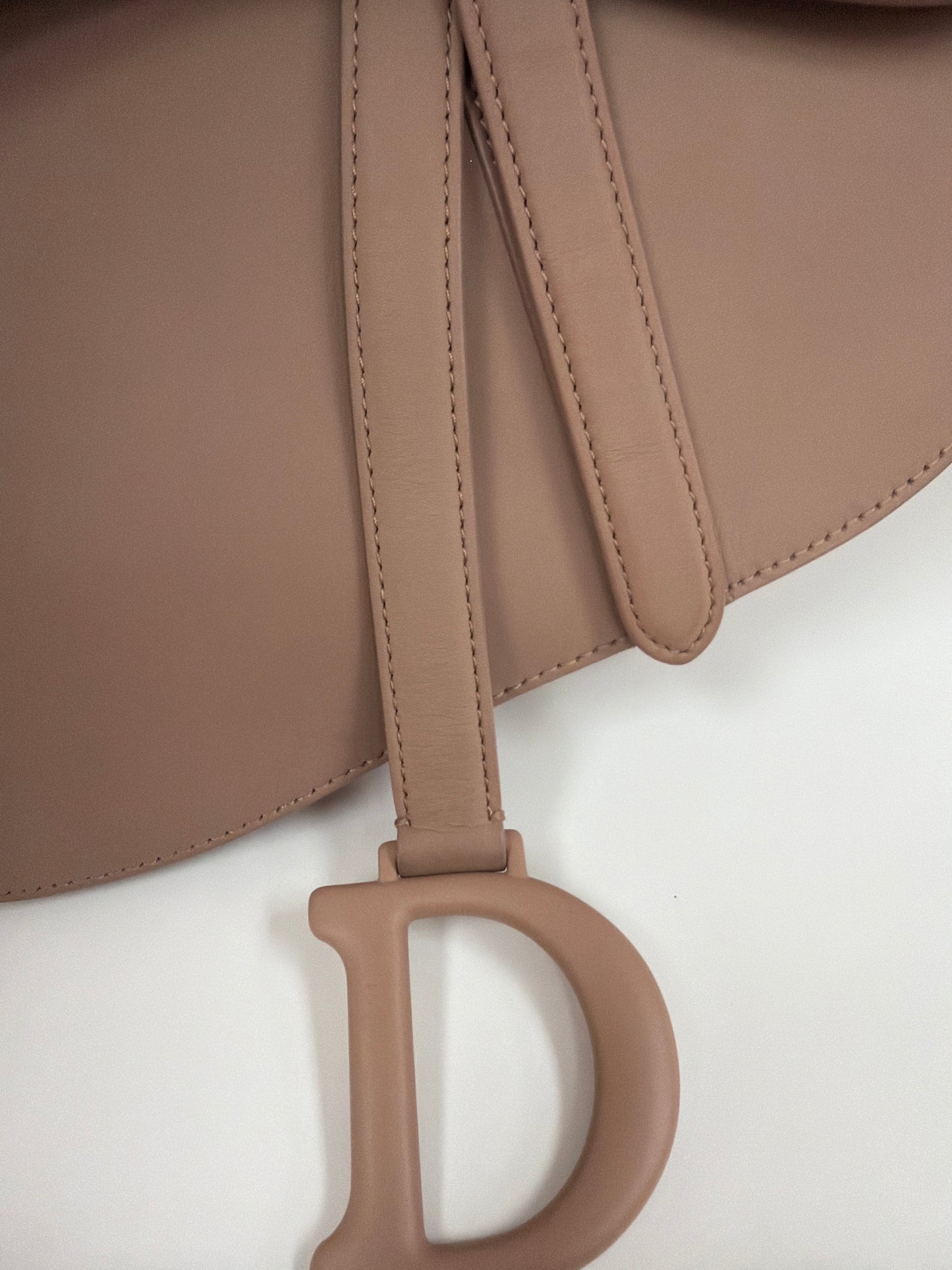 Christian Dior Matte Pink Saddle Shoulder Bag