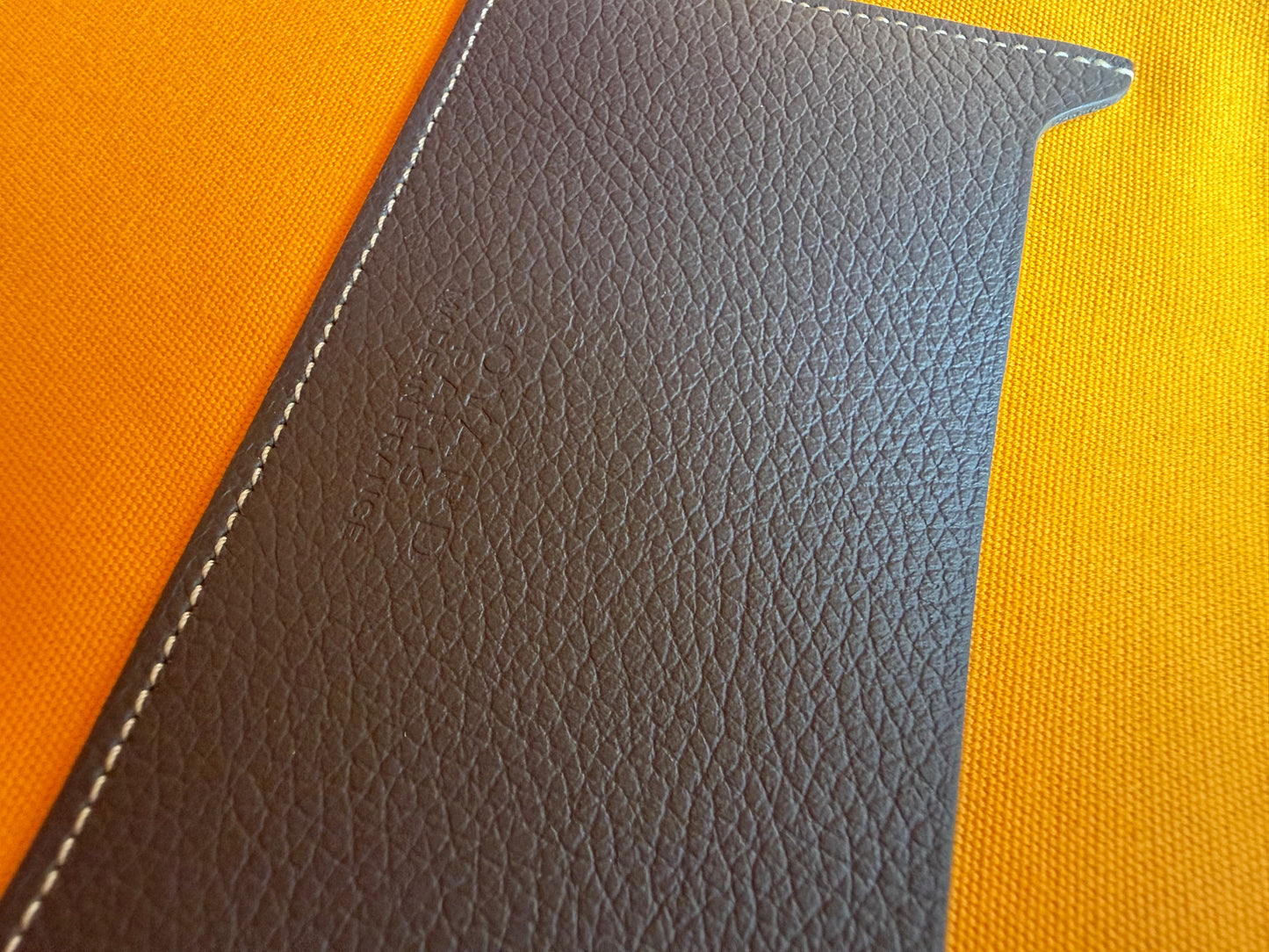 Goyard Senat MM Pouch in Black Goyardine Canvas YS21