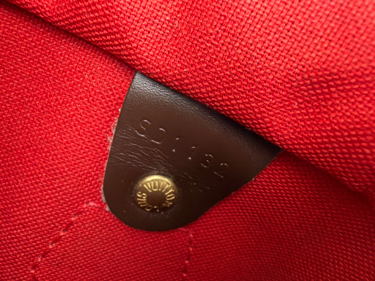 Louis Vuitton Speedy Bandouliere 30 Damier Ebene 2012 YS08