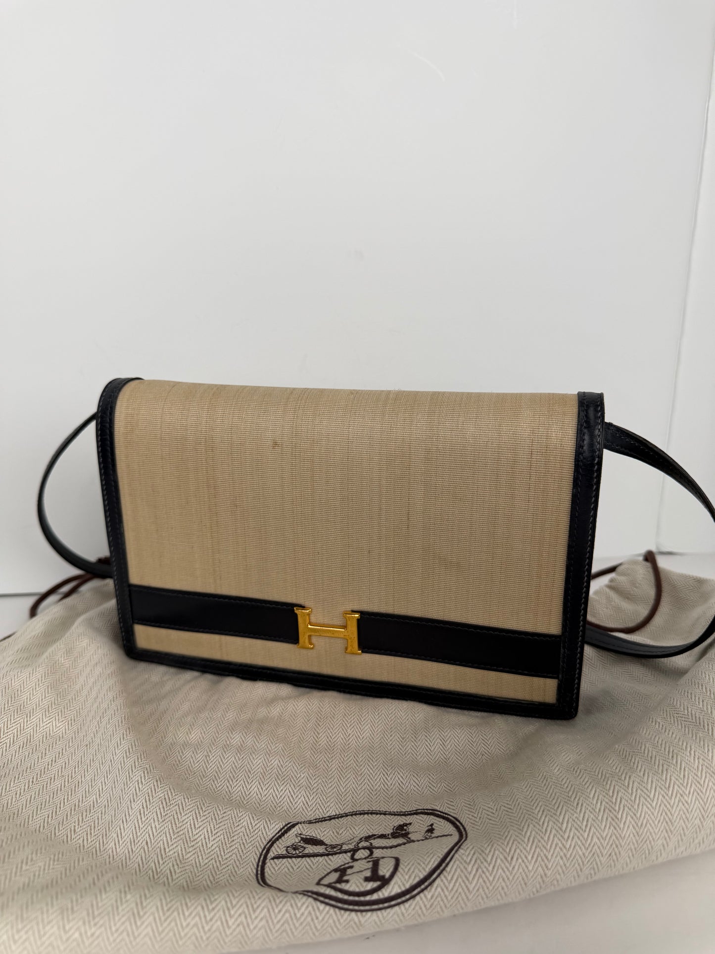 Hermes Vintage Box Sac Annie Shoulder Bag 1978 YF1