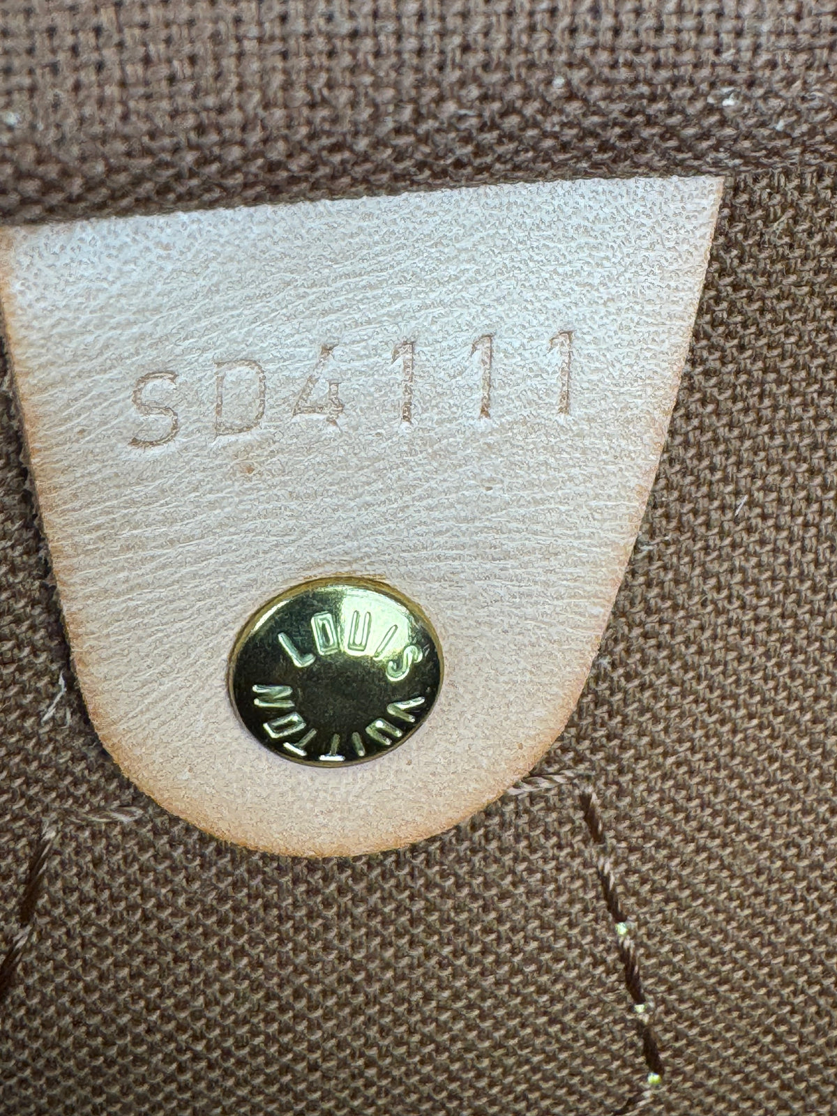 Louis Vuitton Speedy Bag 35 in Brown LV Monogram Coated Canvas 2011 YS