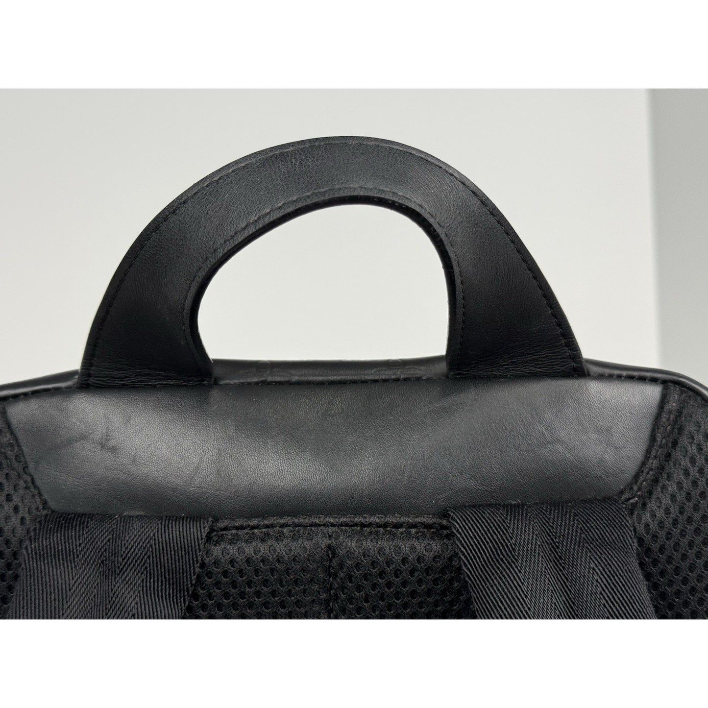 Louis Vuitton Shadow Monogram Racer Backpack Black Leather B-7