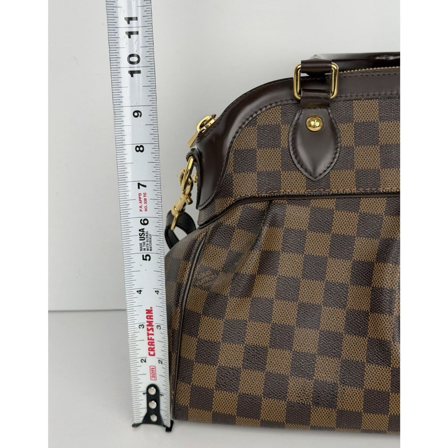 Louis Vuitton Trevi PM Handle Bag in Damier Ebene Coated Canvas 2013