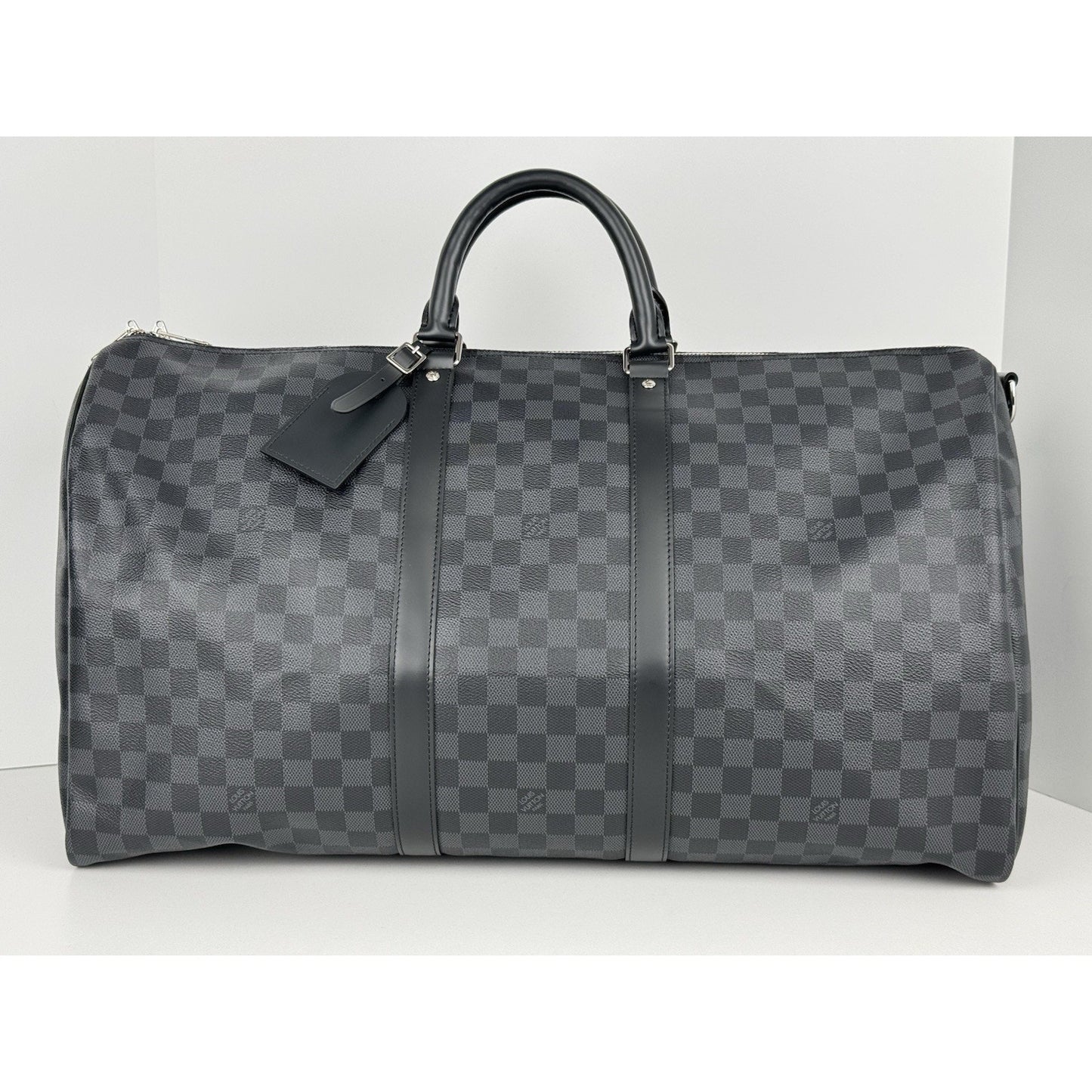 Louis Vuitton Damier Graphite Keepall Bandoulière 55 Travel Bag