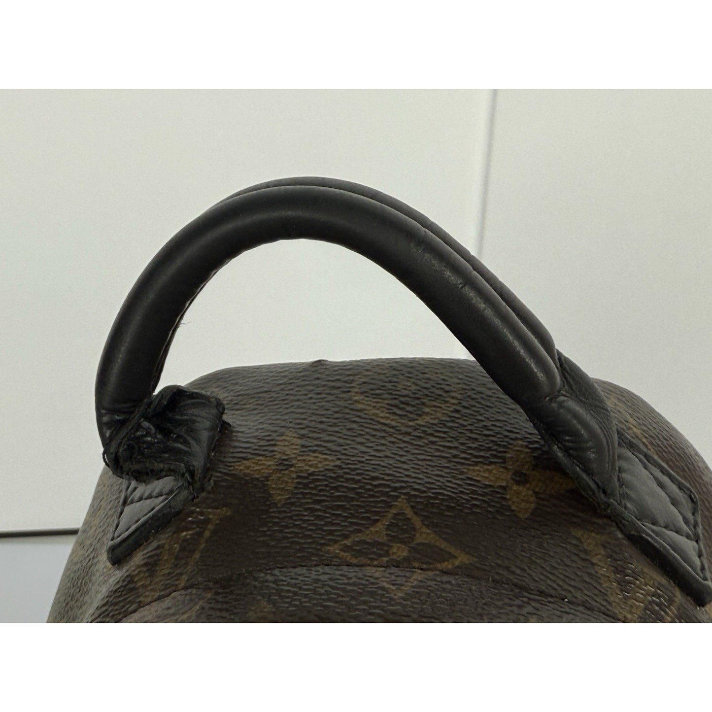 Louis Vuitton Mini Palm Springs Women's Backpack in Brown Monogram