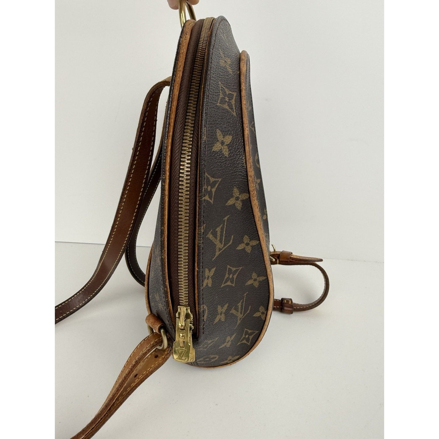 LOUIS VUITTON Ellipse Sac à Dee Brown Monogram Coated Canvas Women"s Backpack