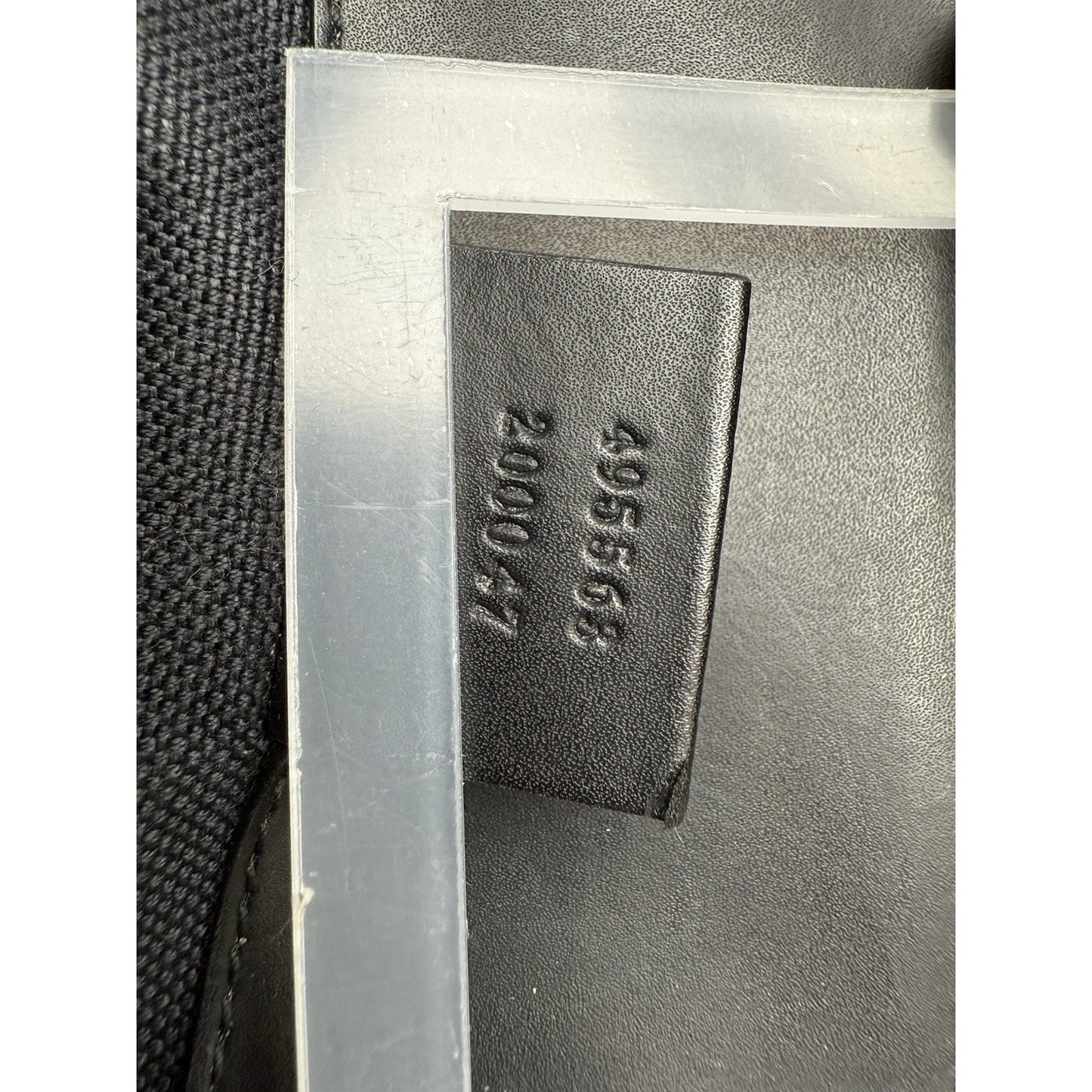 GUCCI GG Supreme Black Canvas Backpack