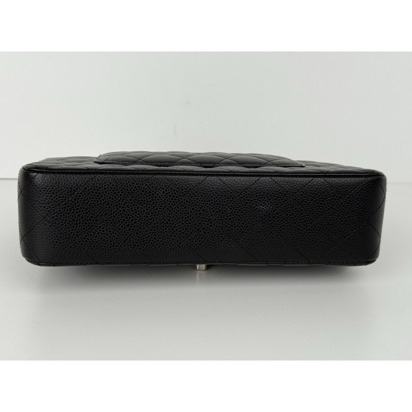 Chanel Classic Double Flap Medium Quilted Caviar Leather Shoulder Bag