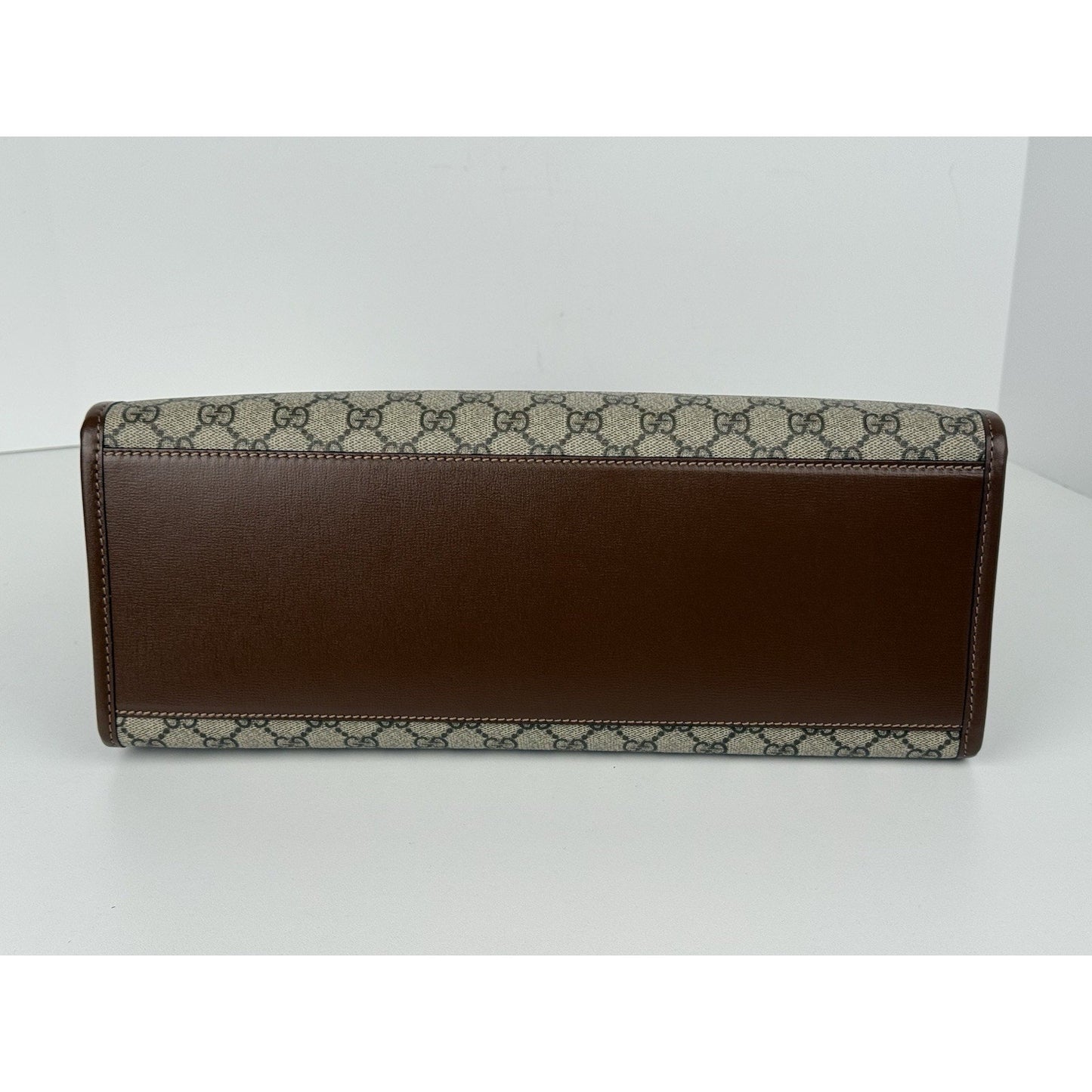 Gucci Interlocking G Tote And Shoulder Bag Women Brown Canvas