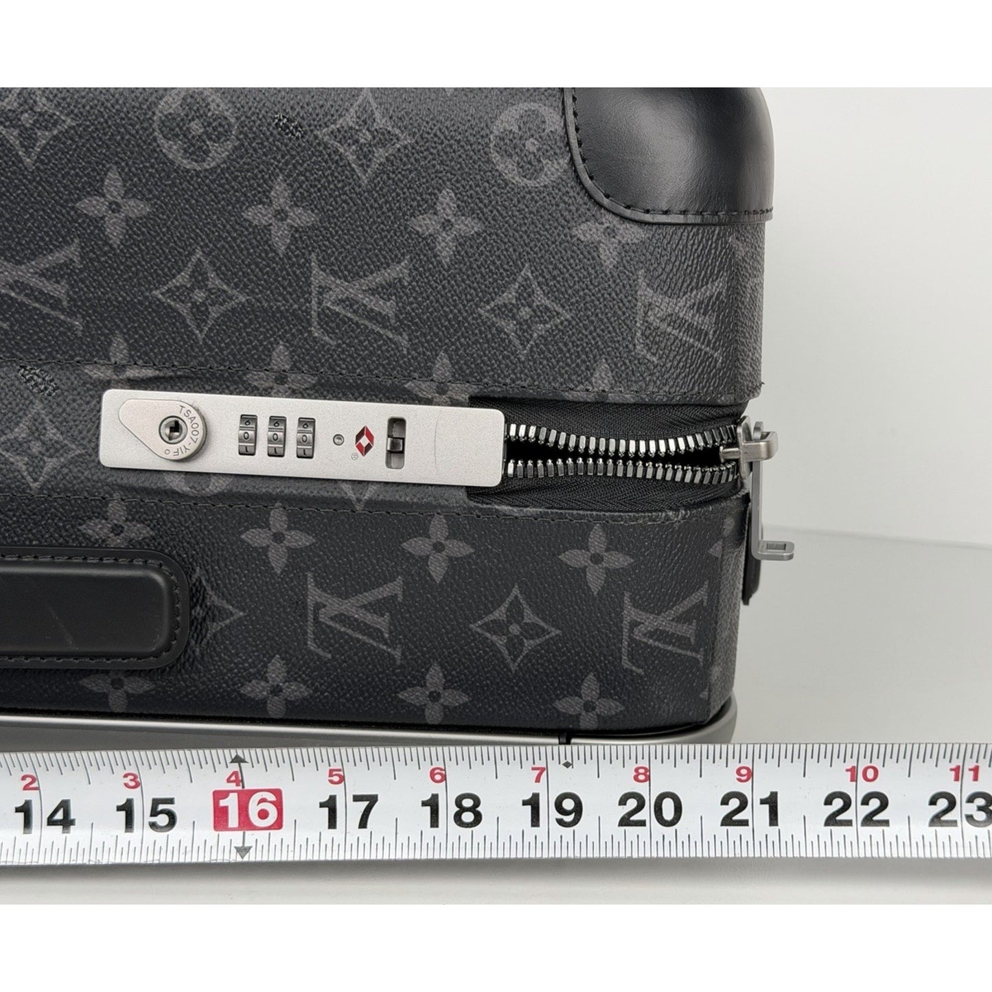 Louis Vuitton Horizon 50 Suitcase in Monogram Eclipse Canvas Microchipped