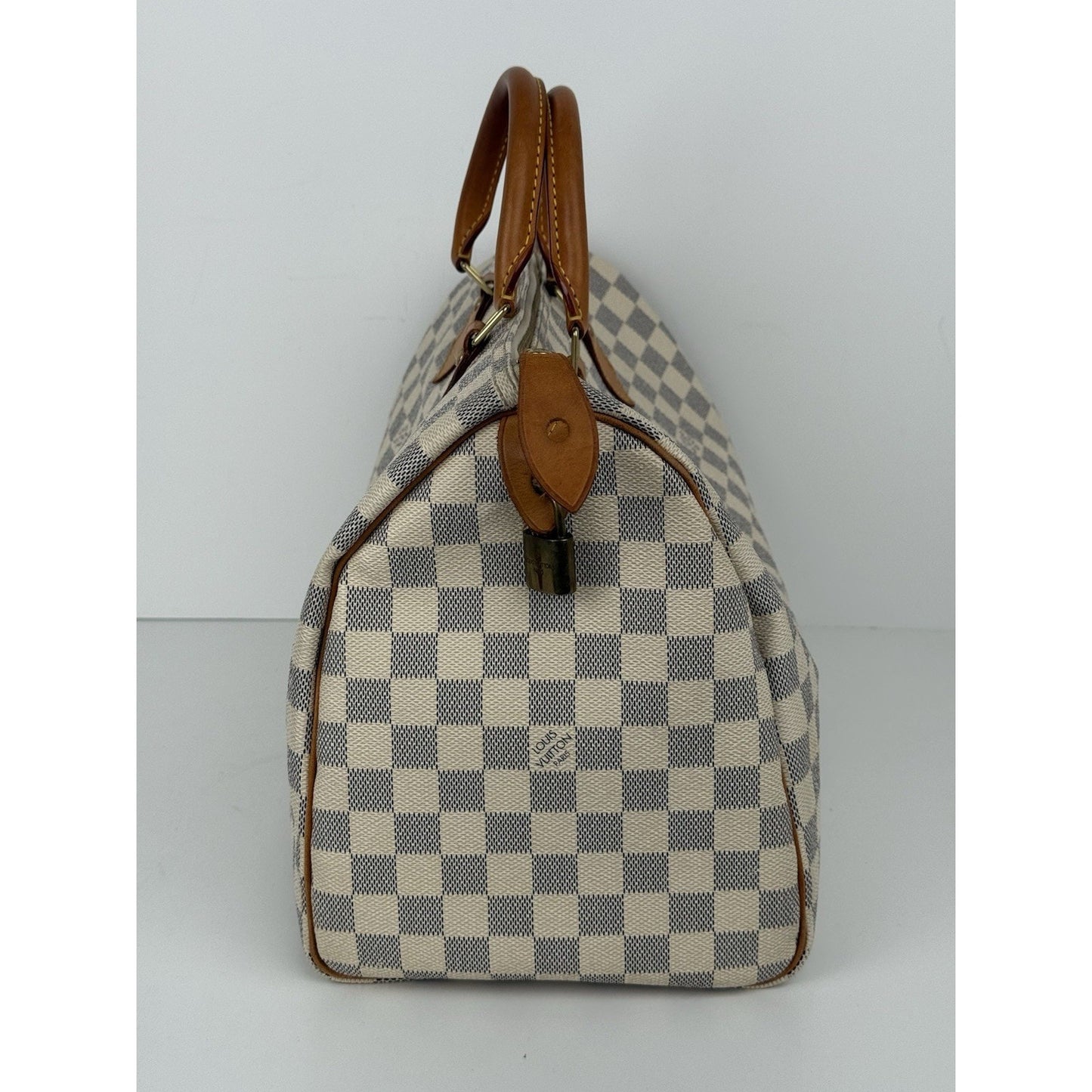 Louis Vuitton Speedy Damier Azur 35 Canvas Bag