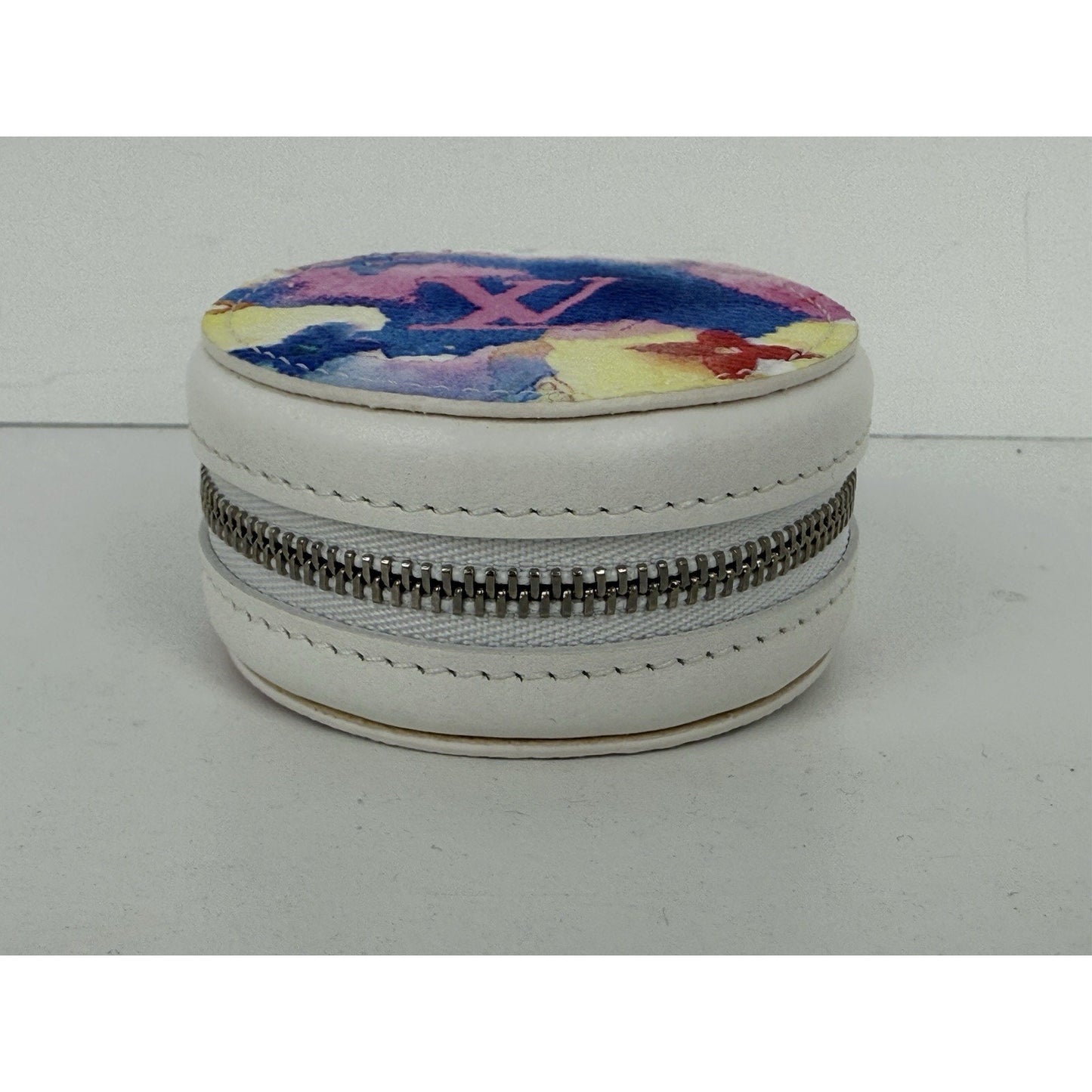 Louis Vuitton Etui Earphones Rainbow Monogram Canvas with Silver-Tone Hardware