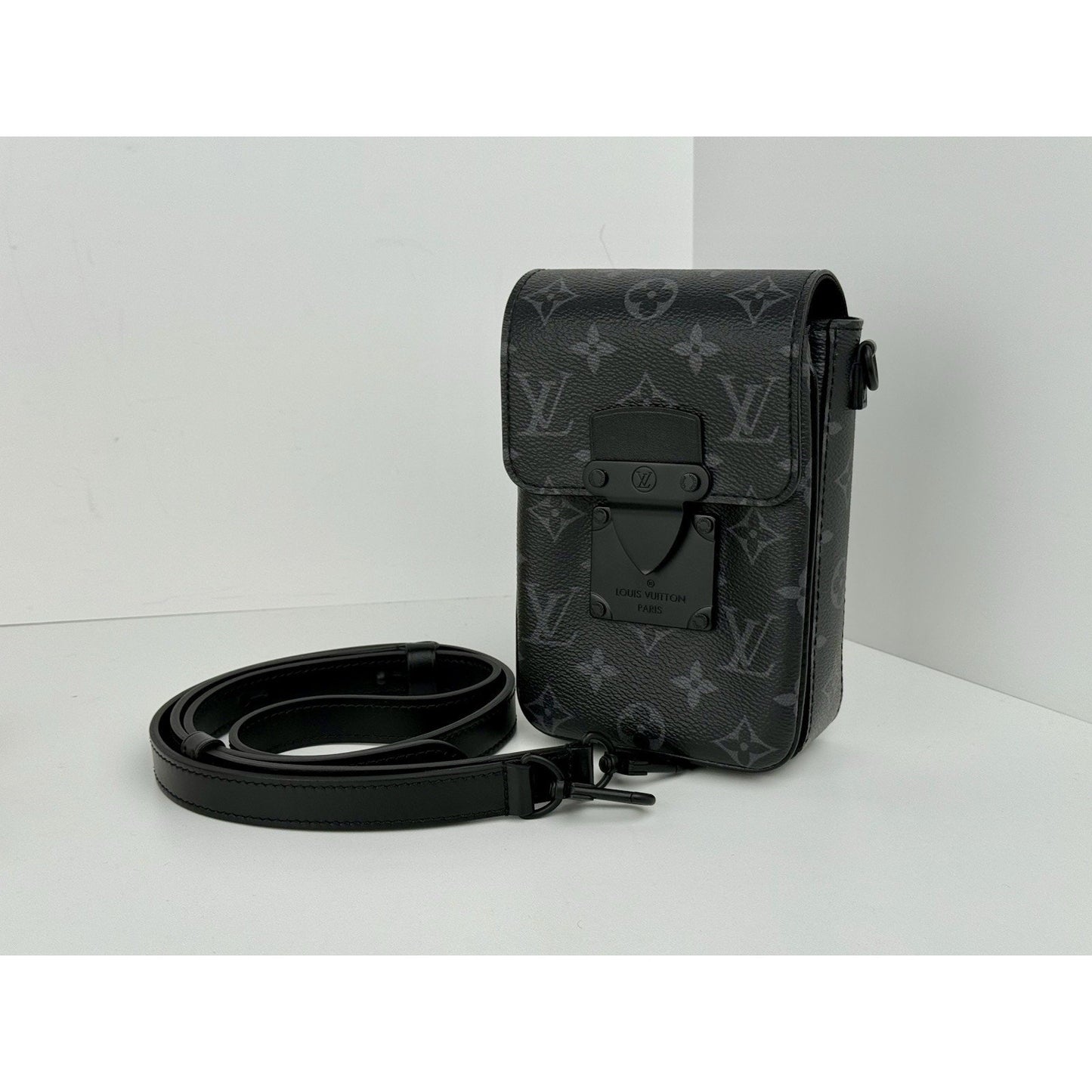 Louis Vuitton Rock Vertical Black Canvas & Leather Wearable Wallet