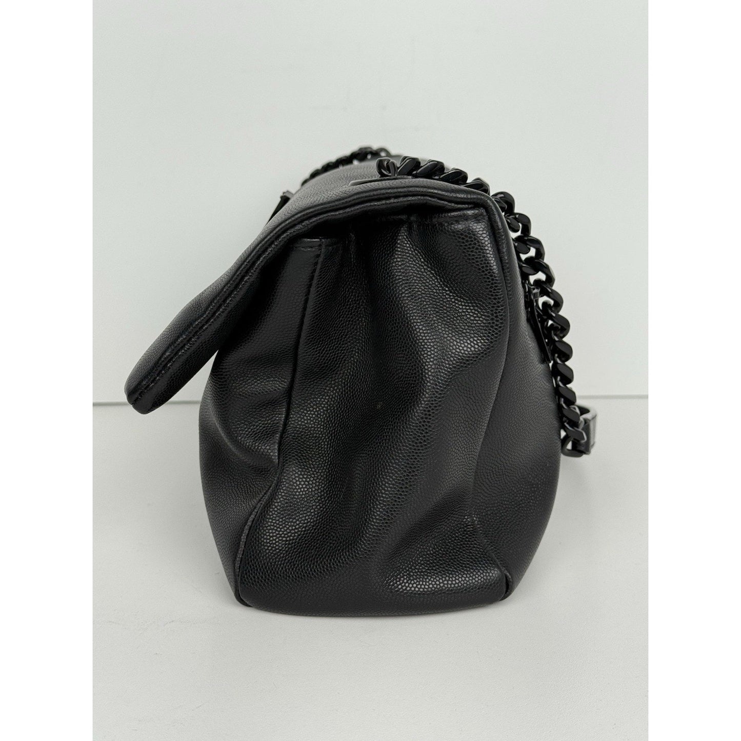 Saint Laurent West Hollywood Leather Handbag Black with Black Hardware