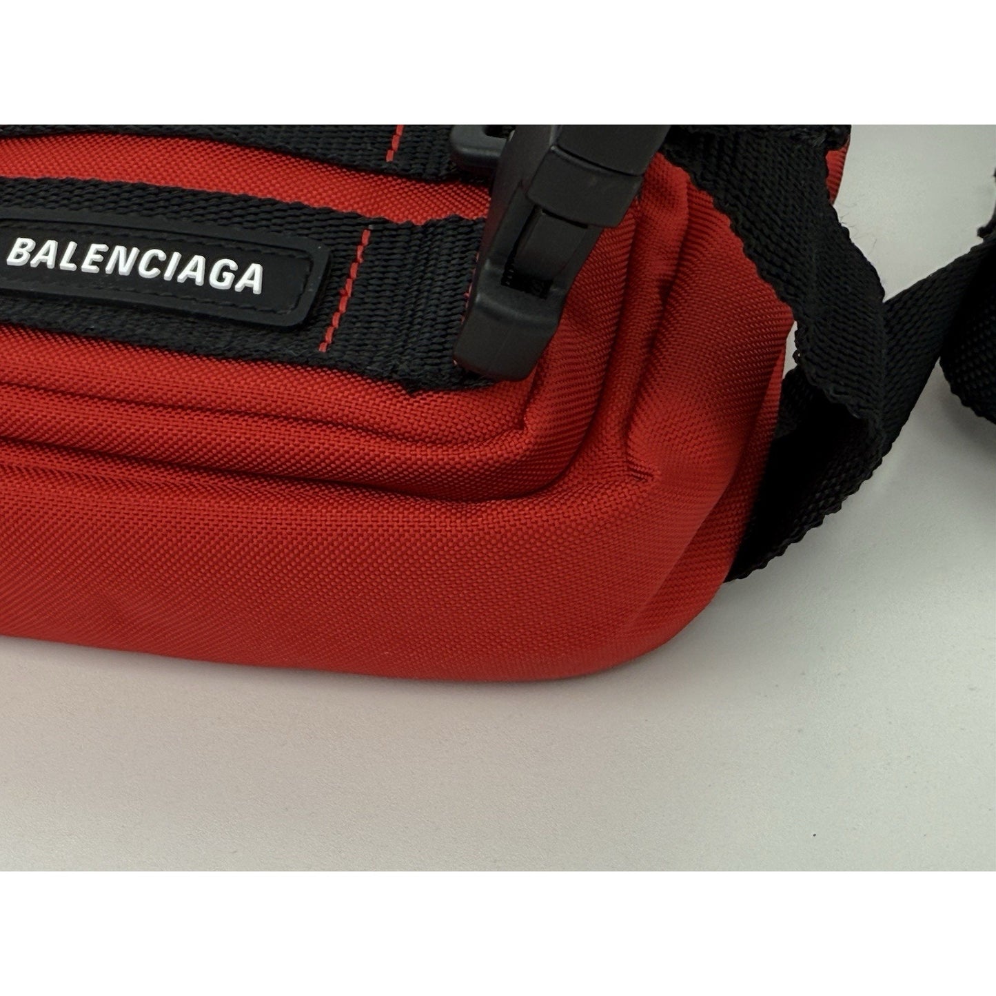 Balenciaga Fireman Backpack with Neon Yellow Reflective Stripe