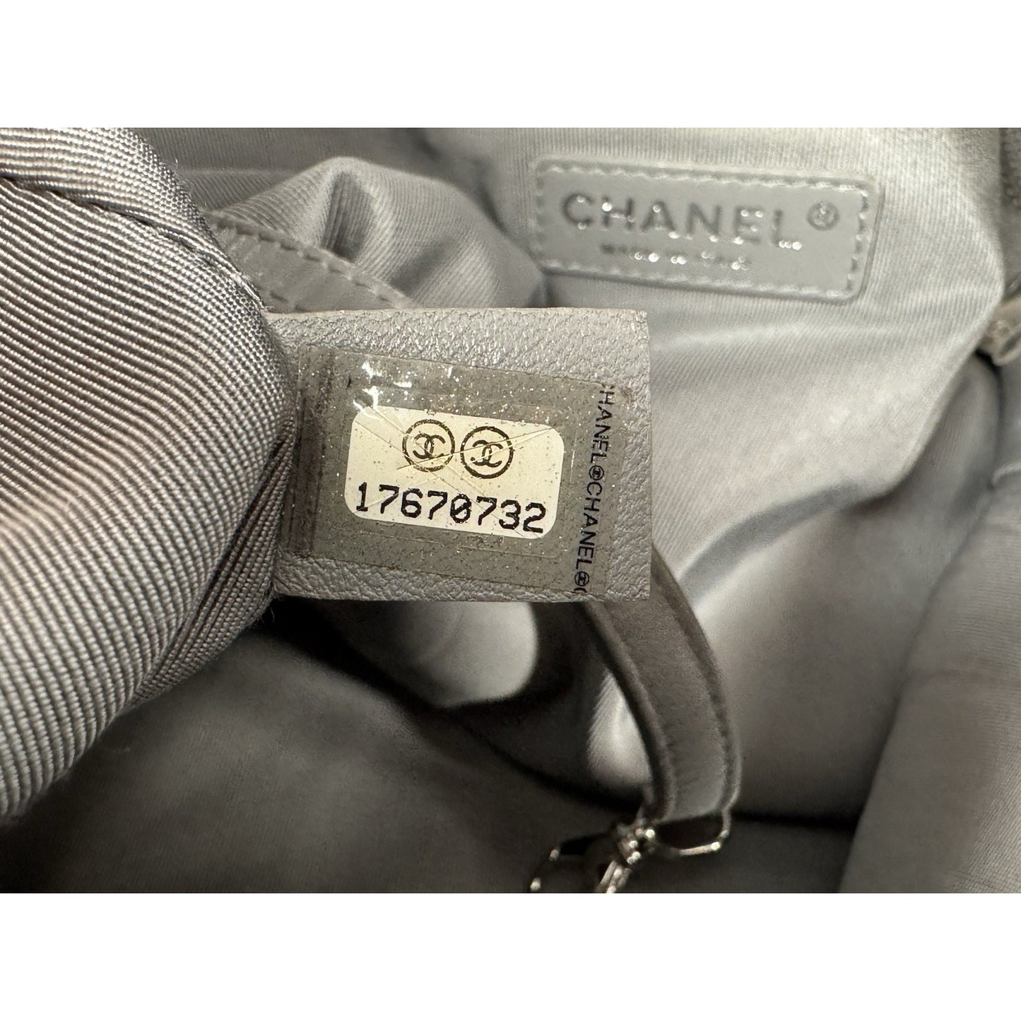 Chanel French Riviera Hobo Caviar Leather Black B-6