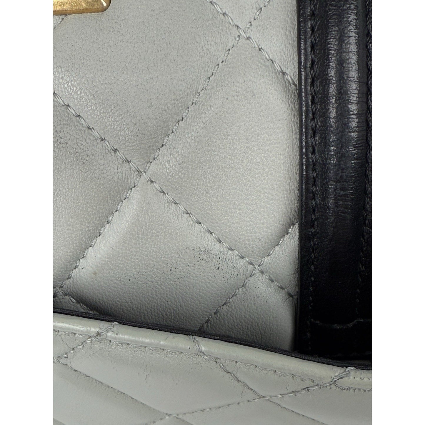 CHANEL Elegant CC Medium Lambskin Leather Quilted Flap Shoulder Bag