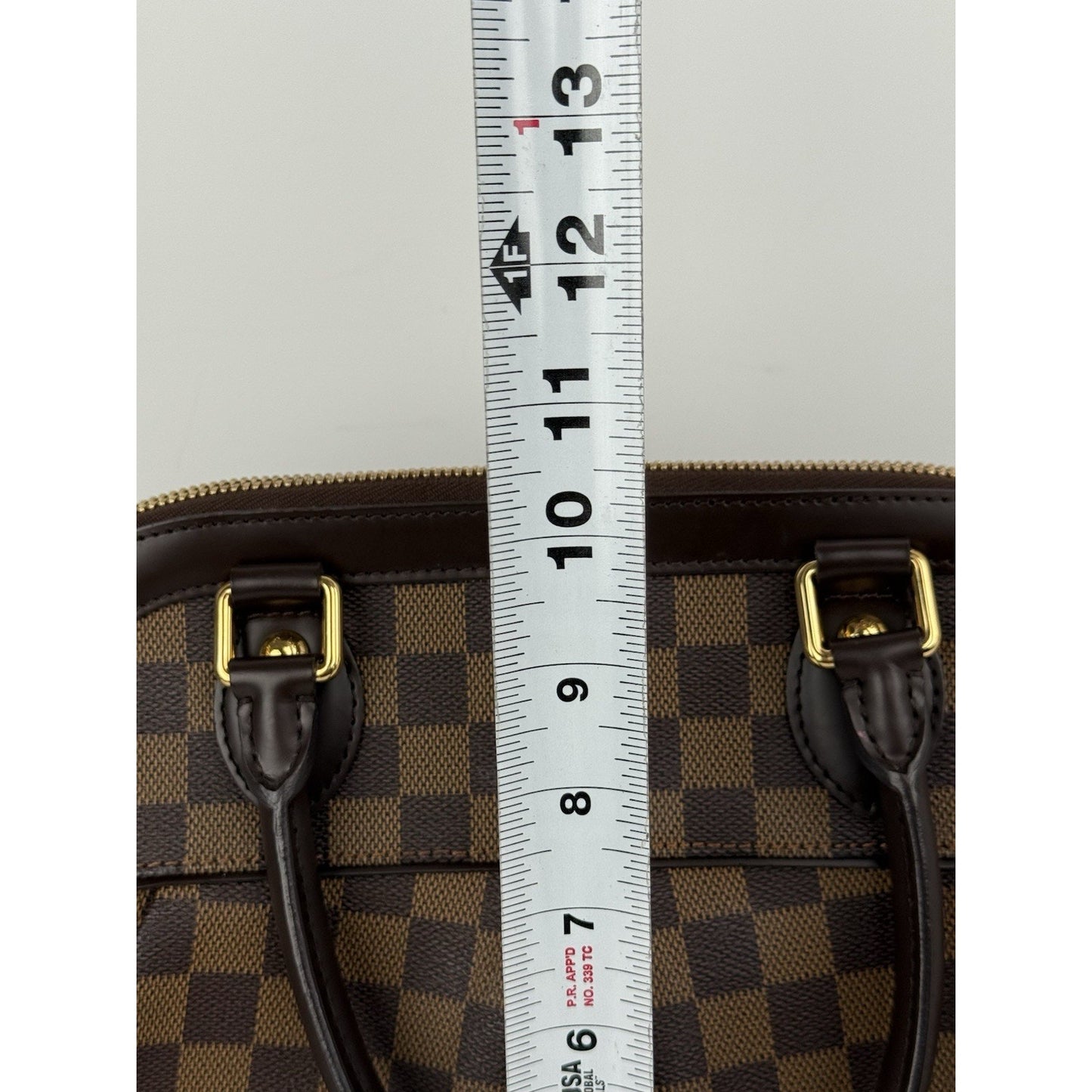 Louis Vuitton Trevi Shoulder Bag PM Brown Canvas Damier Ebene