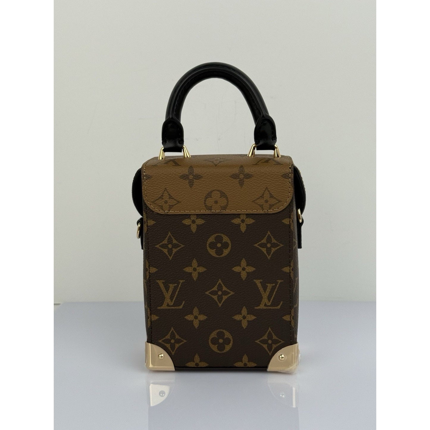 Louis Vuitton Reverse Monogram Camera Box Women's Top Handle Bag