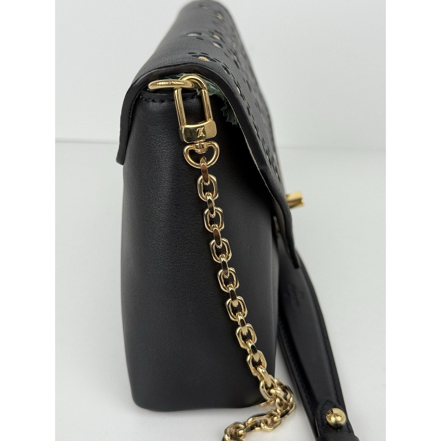 LOUIS VUITTON Limited Edition Love Note Perforated Studded Flower Bag