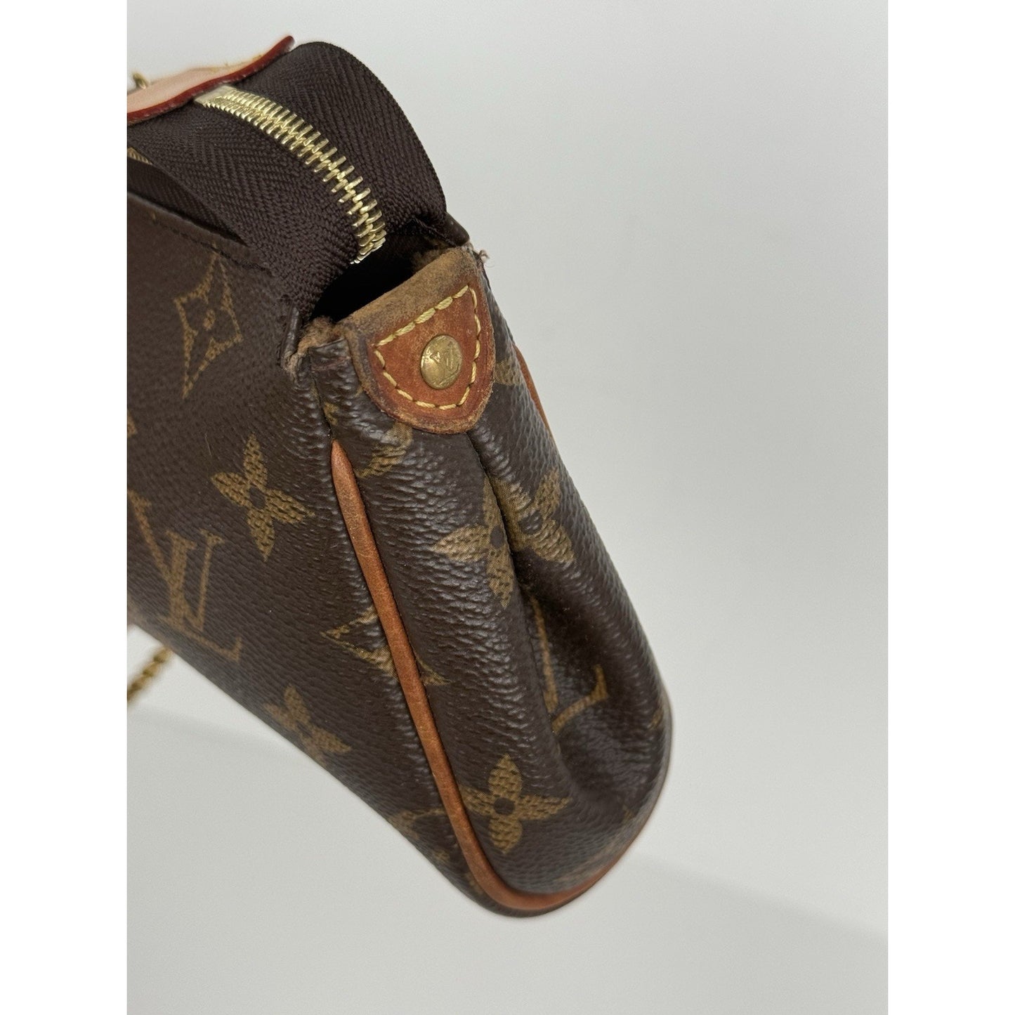 Louis Vuitton Monogram Eva Clutch Brown Canvas