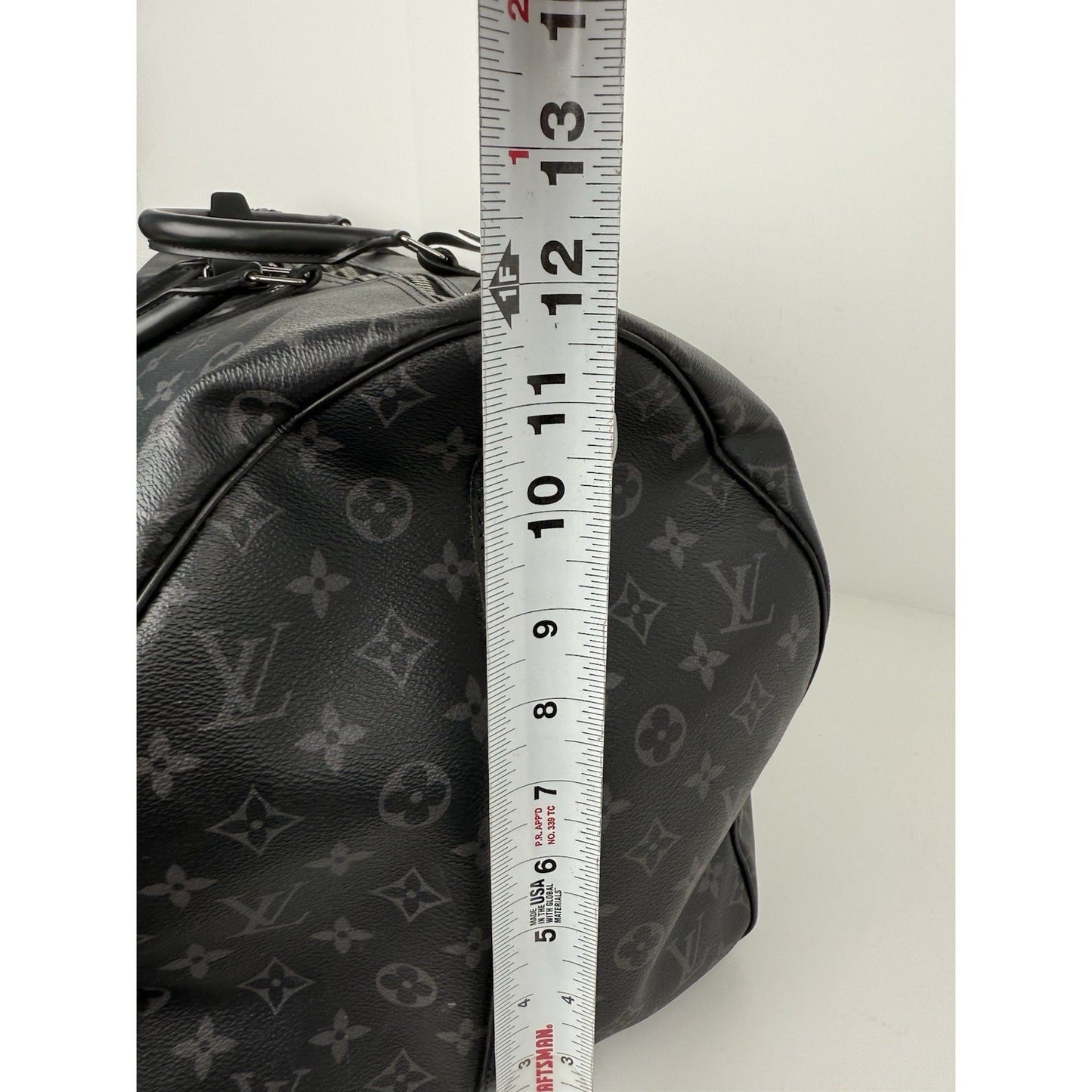 Louis Vuitton Keepall Bandouliere 55 Damier Graphite Duffle Bag