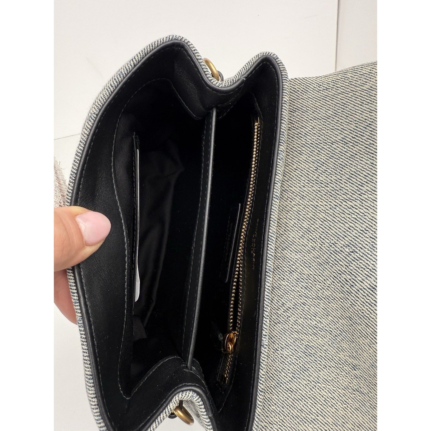 Saint Laurent LouLou Denim Toy Shoulder Bag