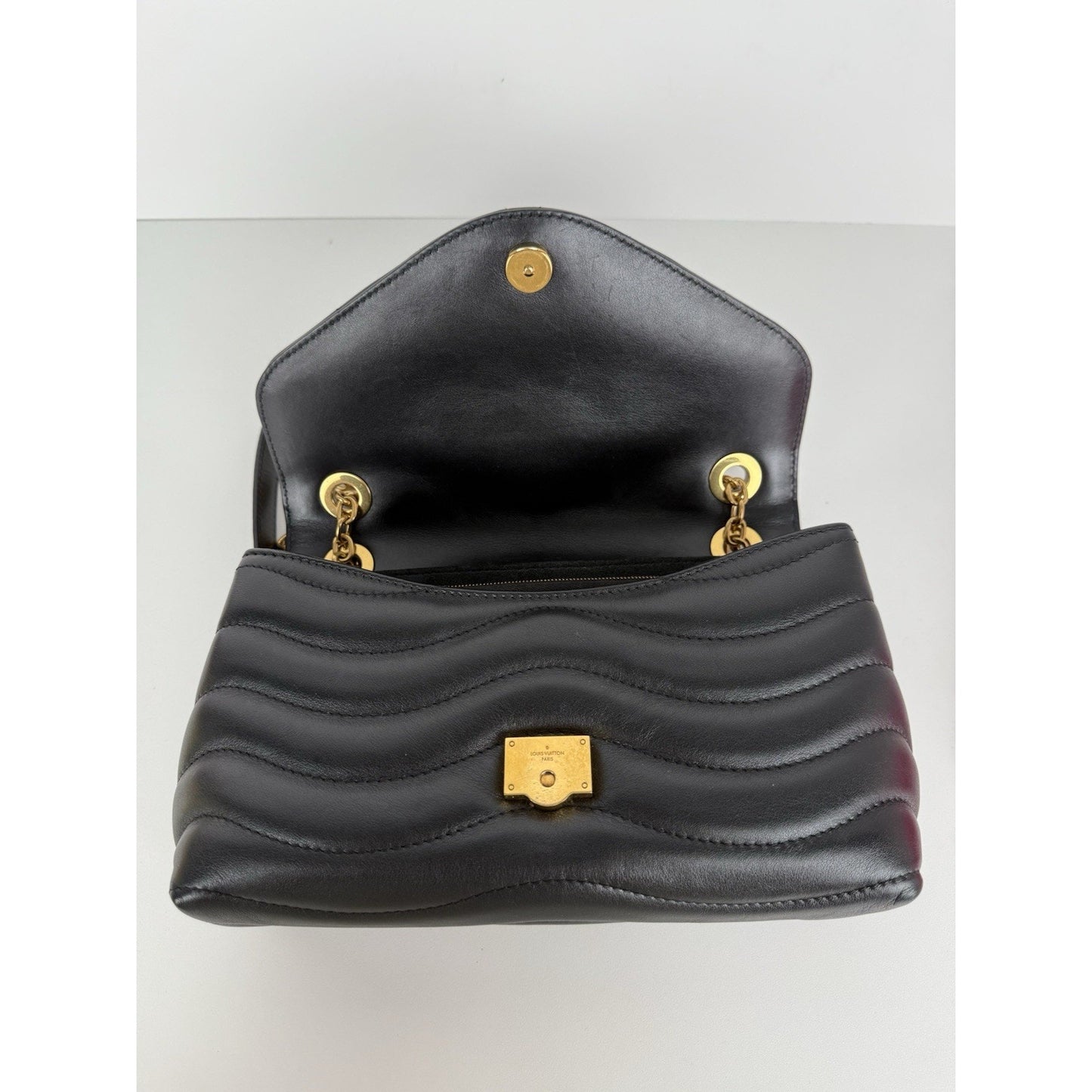 Louis Vuitton New Wave Chain Strap Quited Leather PM Women's Shoulder Bag