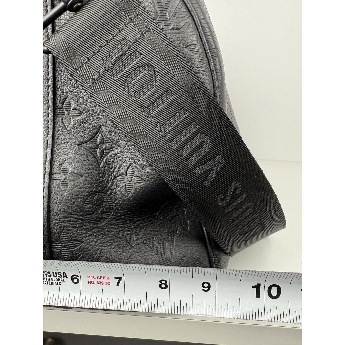 Louis Vuitton Keepall Bandouliere 50 Empriente Monogram Duffle Bag