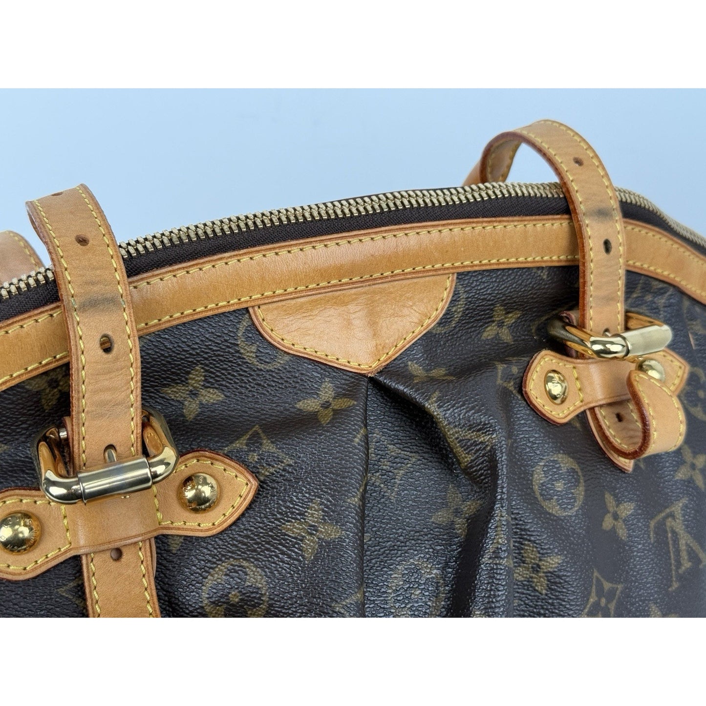 Louis Vuitton Tivoli Tote GM Brown Canvas Monogram Bag