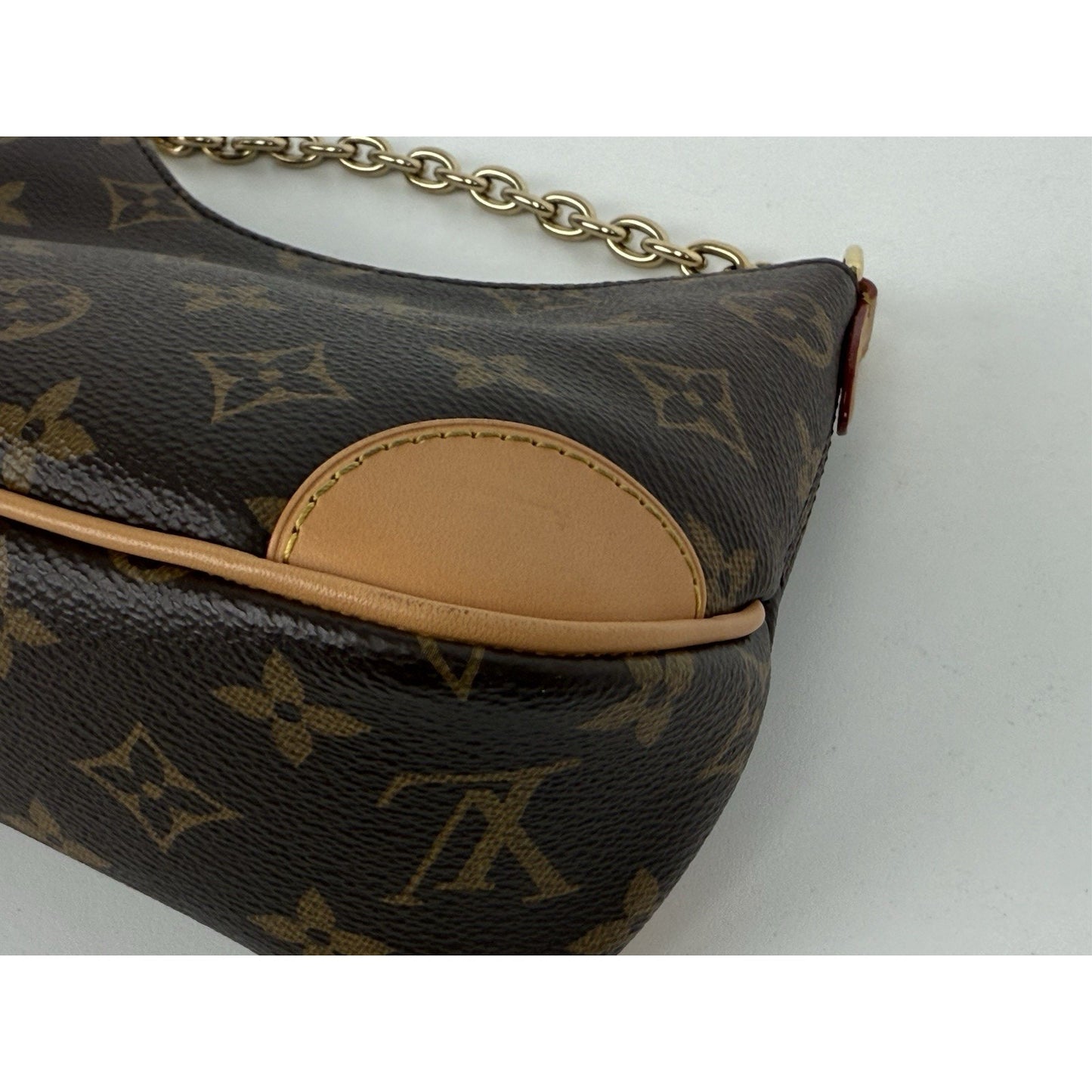 Louis Vuitton Nano Boulogne Shoulder Bag with Gold Hardware