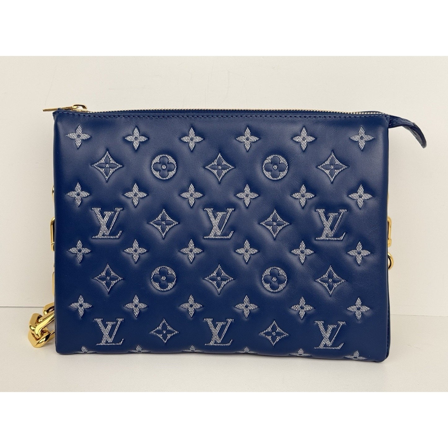 Louis Vuitton Coussin PM Blue Denim Monogram Shoulder Crossbody Bag