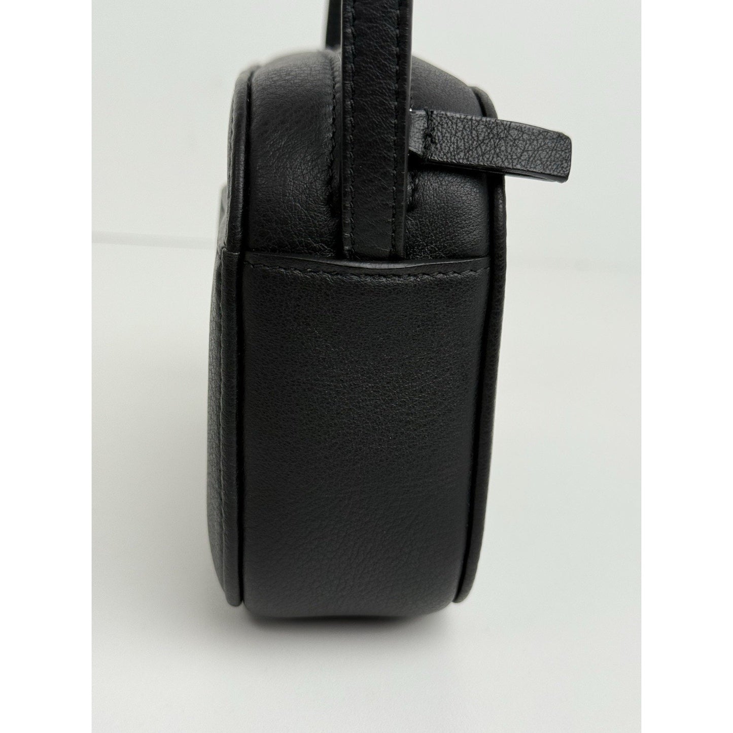 BALENCIAGA Black Calfskin Logo XS Everyday Women's Camera Bag