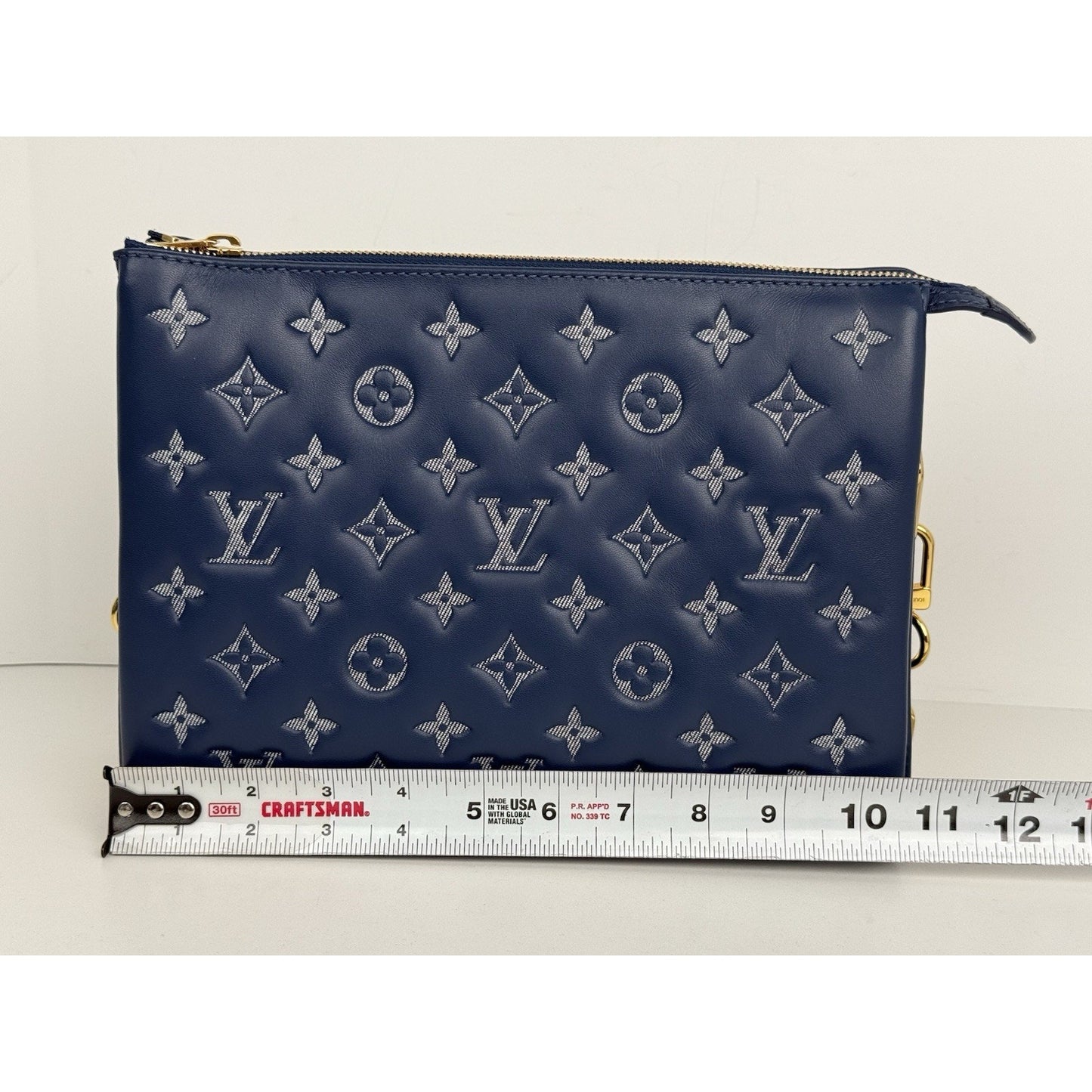 Louis Vuitton Coussin PM Blue Denim Monogram Shoulder Crossbody Bag