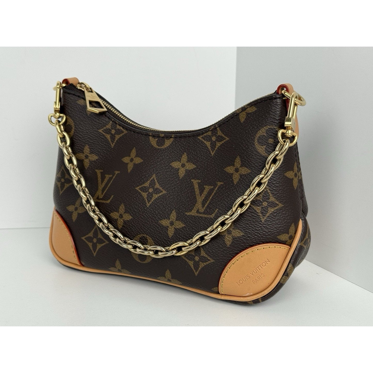 Louis Vuitton Nano Boulogne Shoulder Bag with Gold Hardware