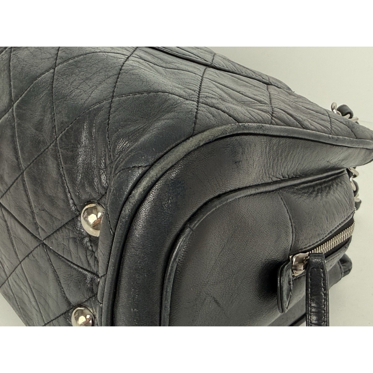 Chanel Timeless Tote Bag Black Leather