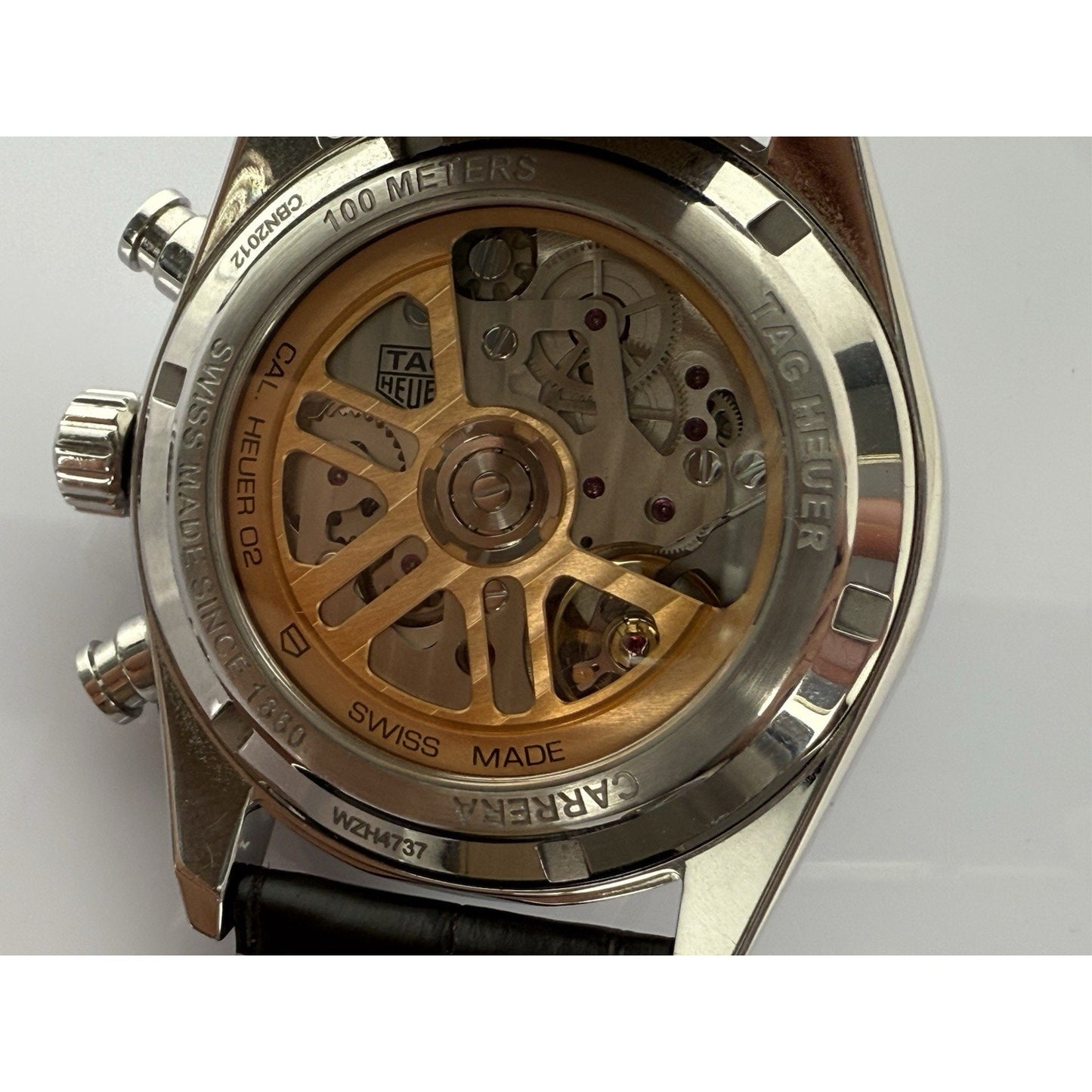 Tag Heuer Carrera 42mm CBN2012 Automatic Chronograph Gray